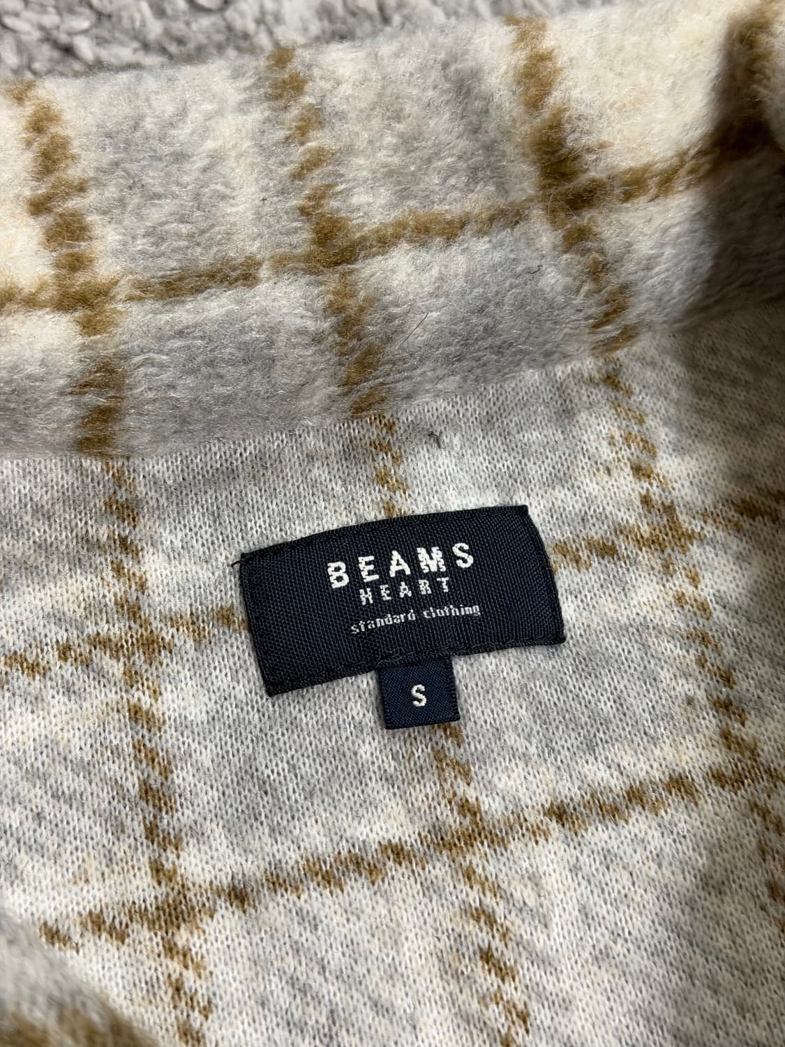 빔즈하트 니트 CPO 체크 셔츠자켓 상품이미지5