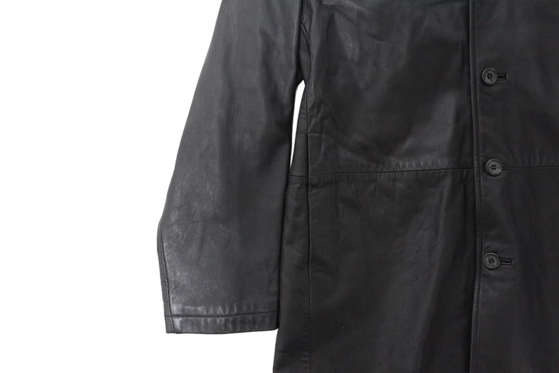 1990s 바나나리퍼블릭 카우레더 코트 상품이미지3