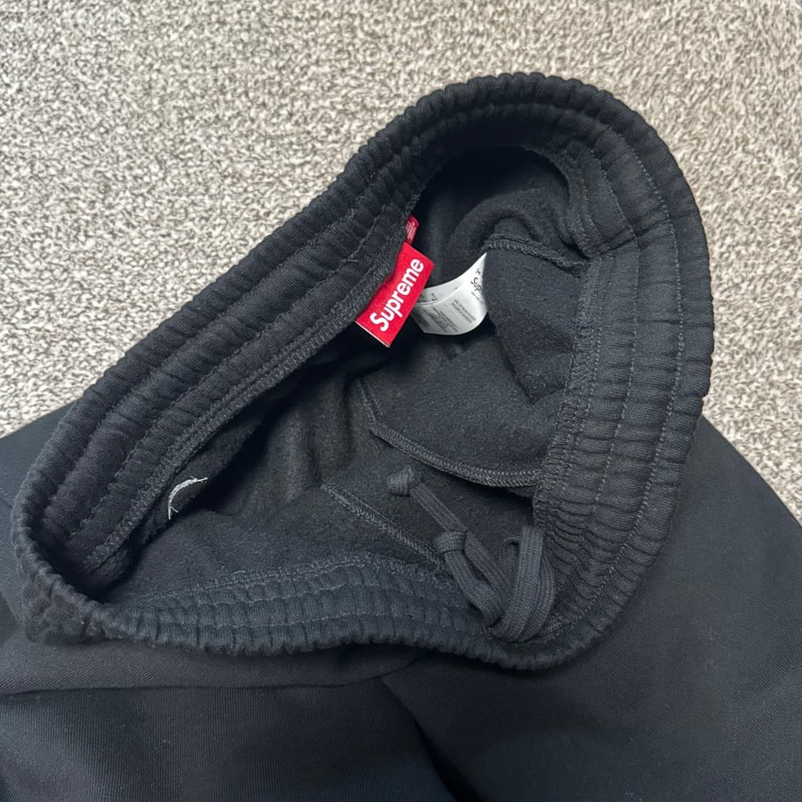 [M] 슈프림 태그 스웻팬츠 블랙 상품이미지5