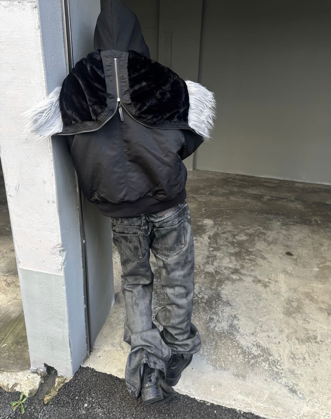 [2] 어웬드 플레어 헤비 왁스 데님 진 상품이미지1