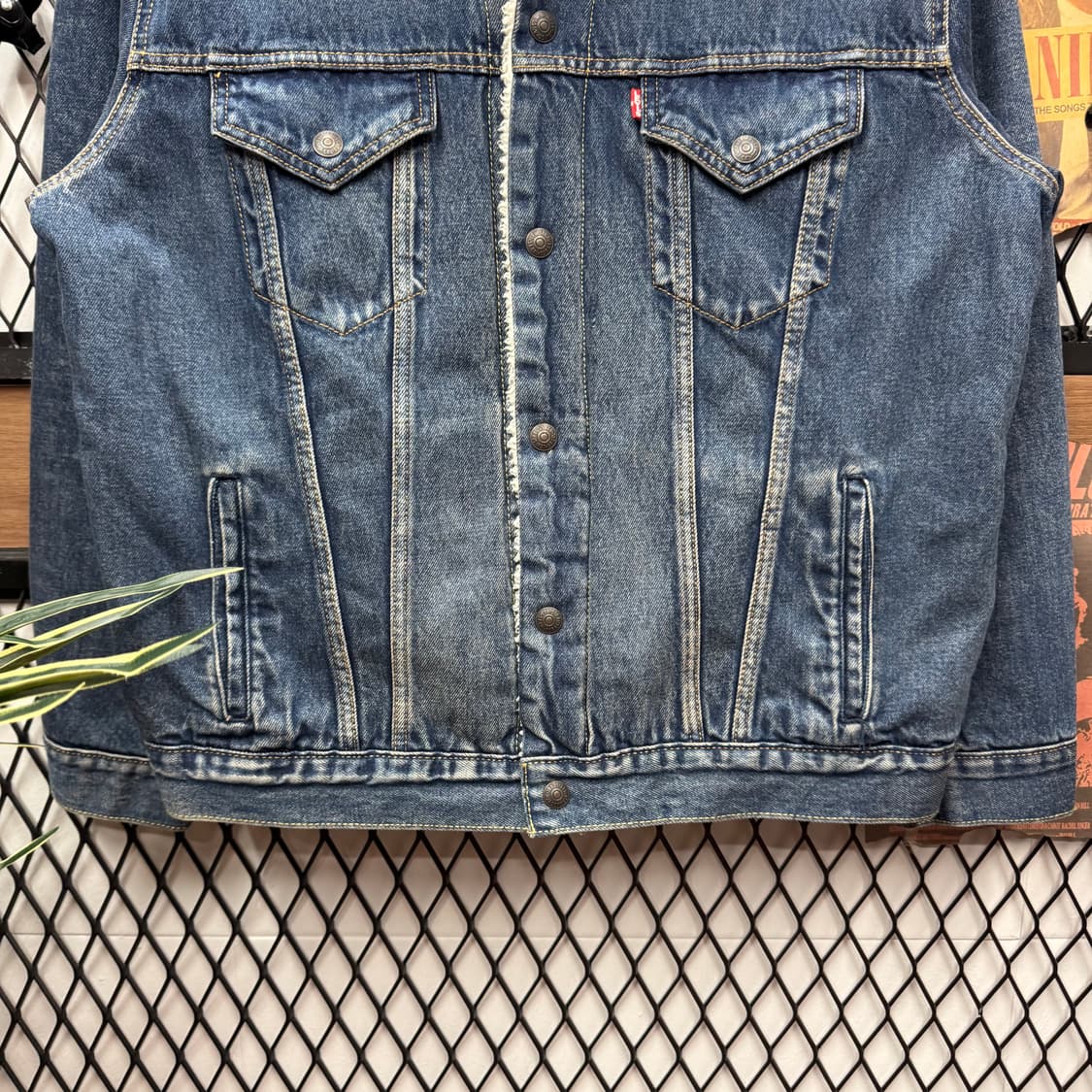 리바이스 타입 3 쉐르파 진청 데님 트러커 자켓 상품이미지4