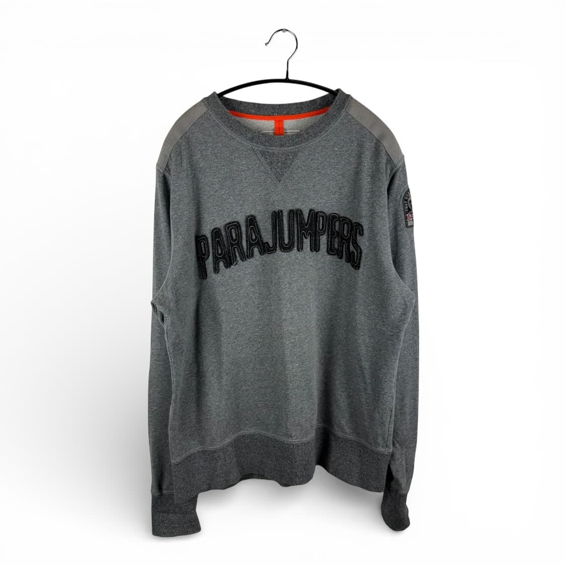 XL) 파라점퍼스 패치로고 맨투맨 그레이 상품이미지1
