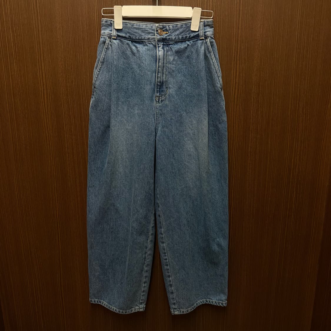 구호플러스 세미와이드 데님 청바지 1 상품이미지1