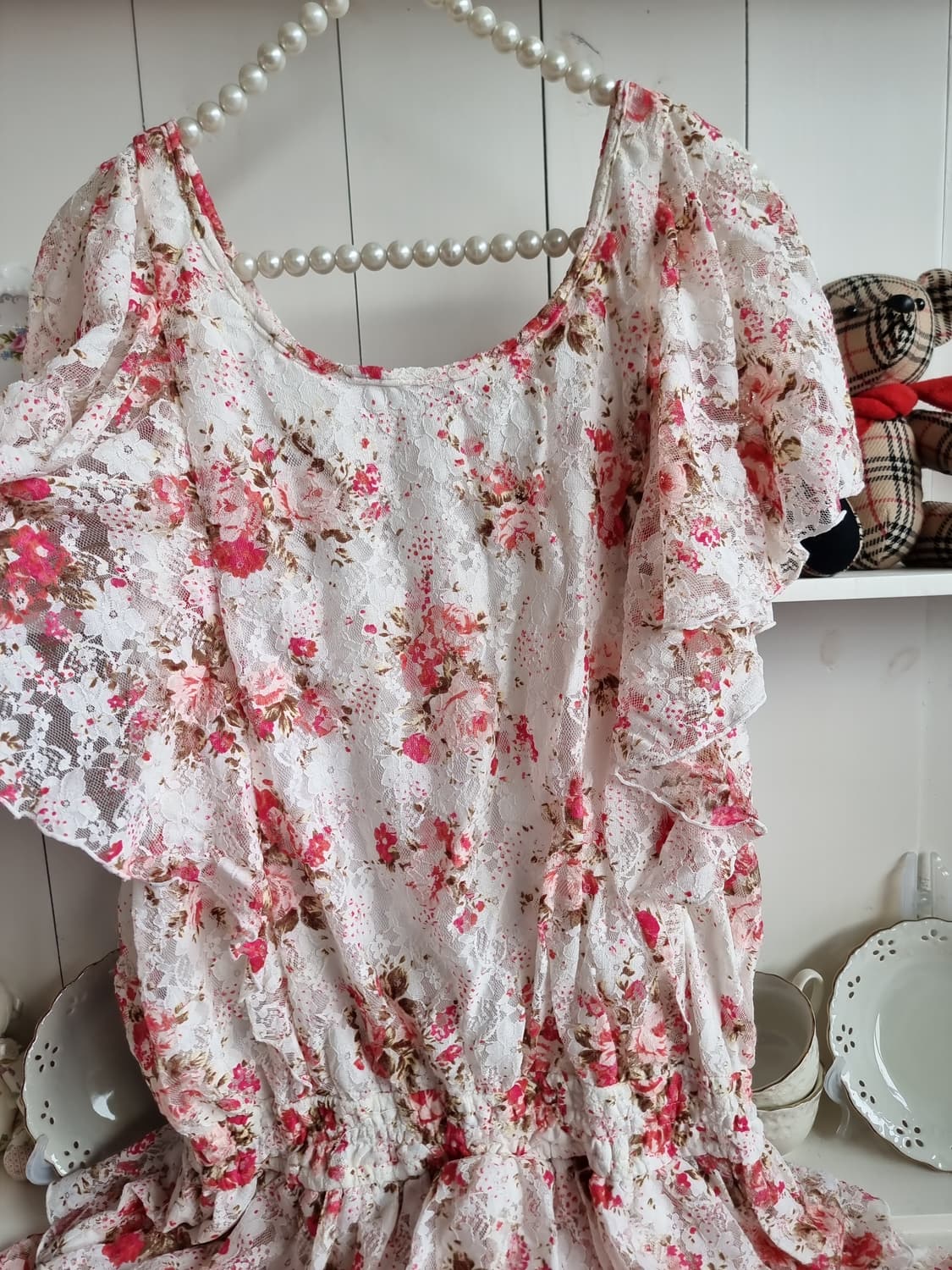 플라워 레이스 캉캉 원피스 상품이미지6