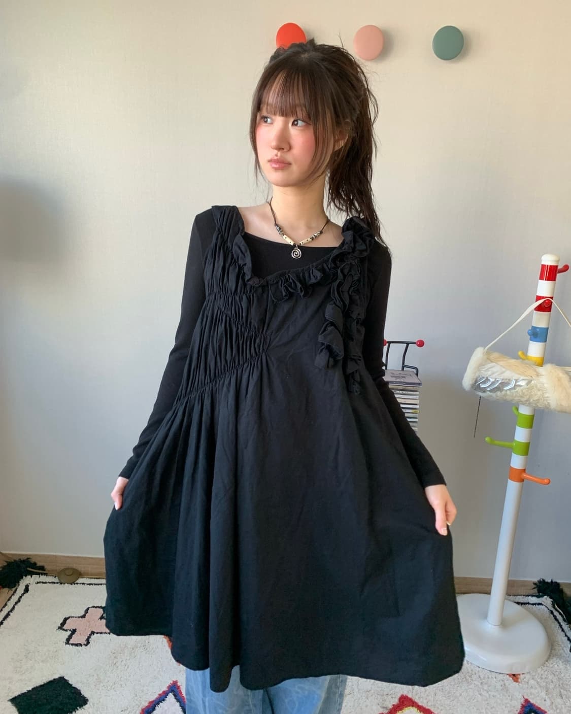 gomme, frill dress.. 상품이미지1