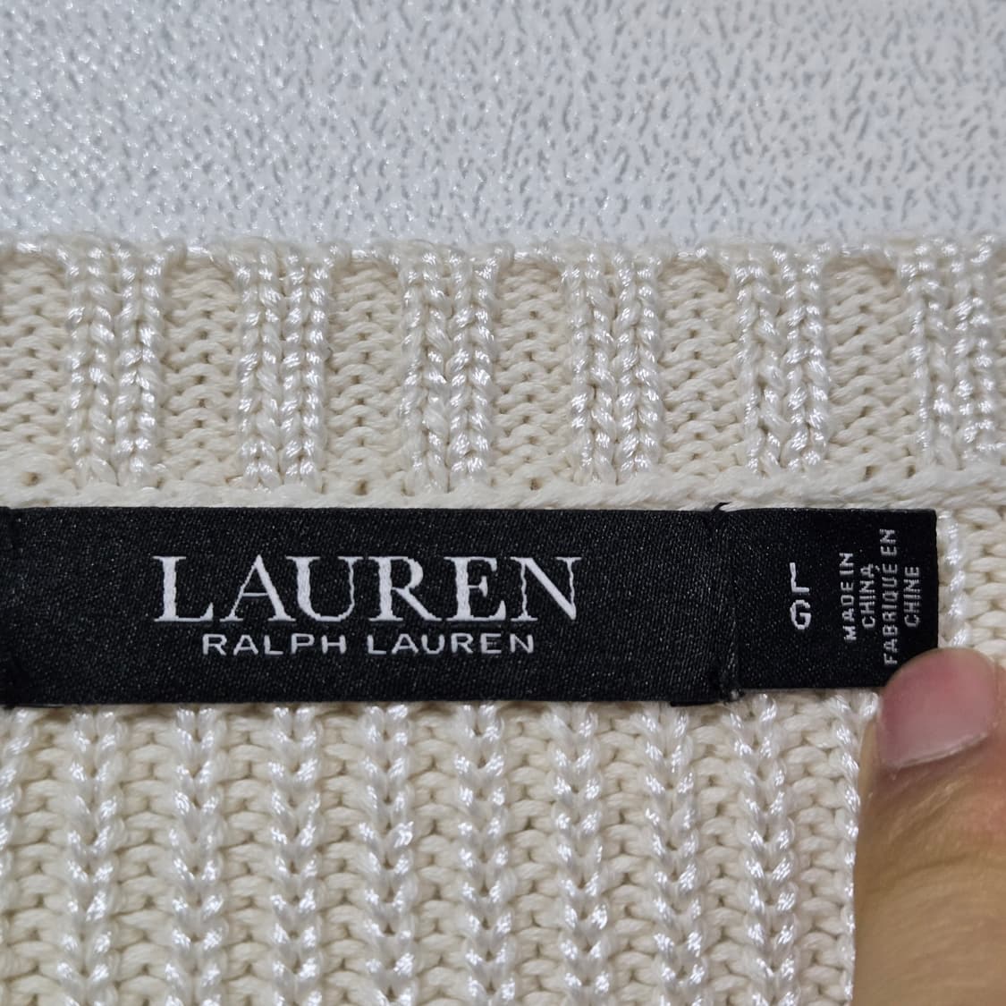 로렌랄프로렌 블랙라벨 코튼 니트 / 여성 니트/ 여자 니트  상품이미지2