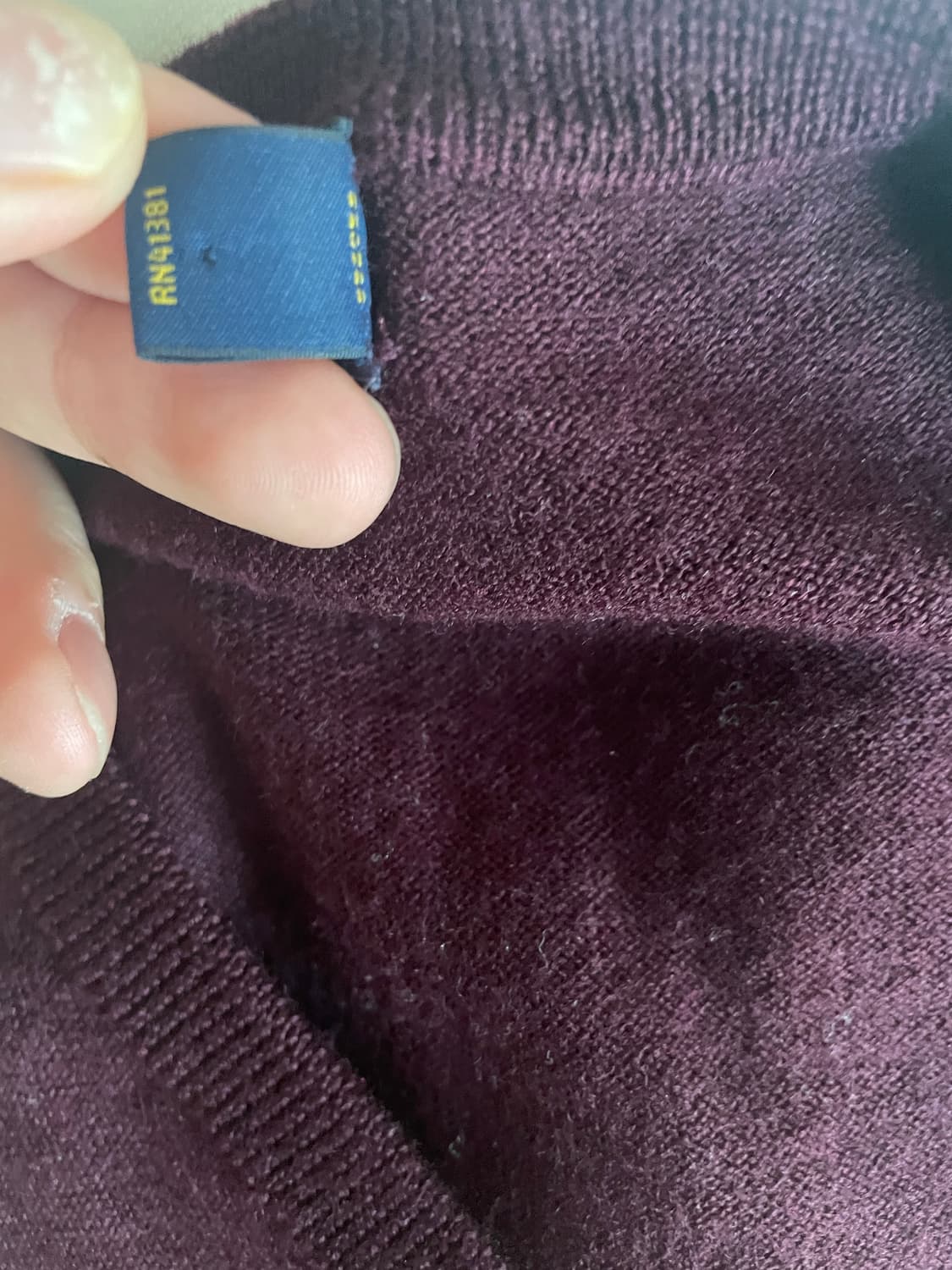 폴로 랄프로렌 브이넥 니트  상품이미지4