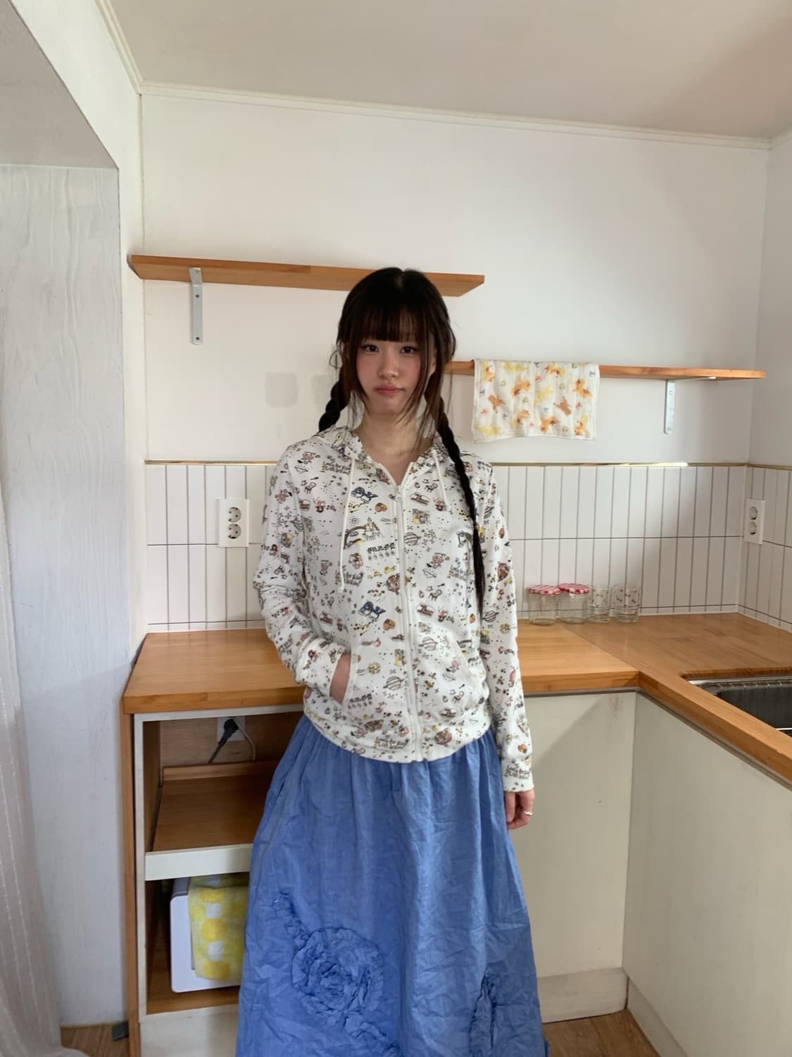 flower ruffle skirt.. 상품이미지4