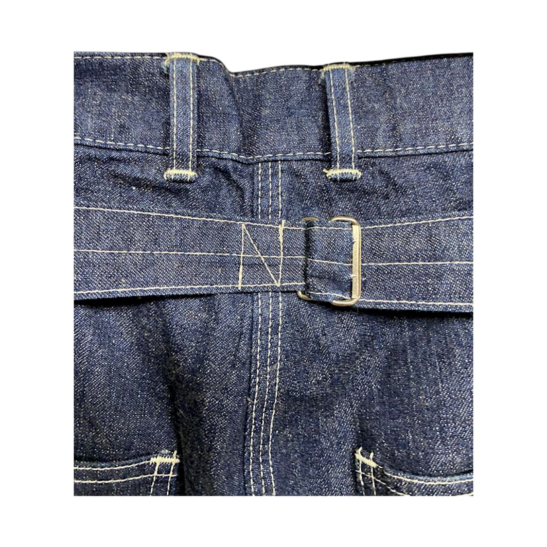 아프레쎄 밀리터리 인디고 데님 팬츠 상품이미지5