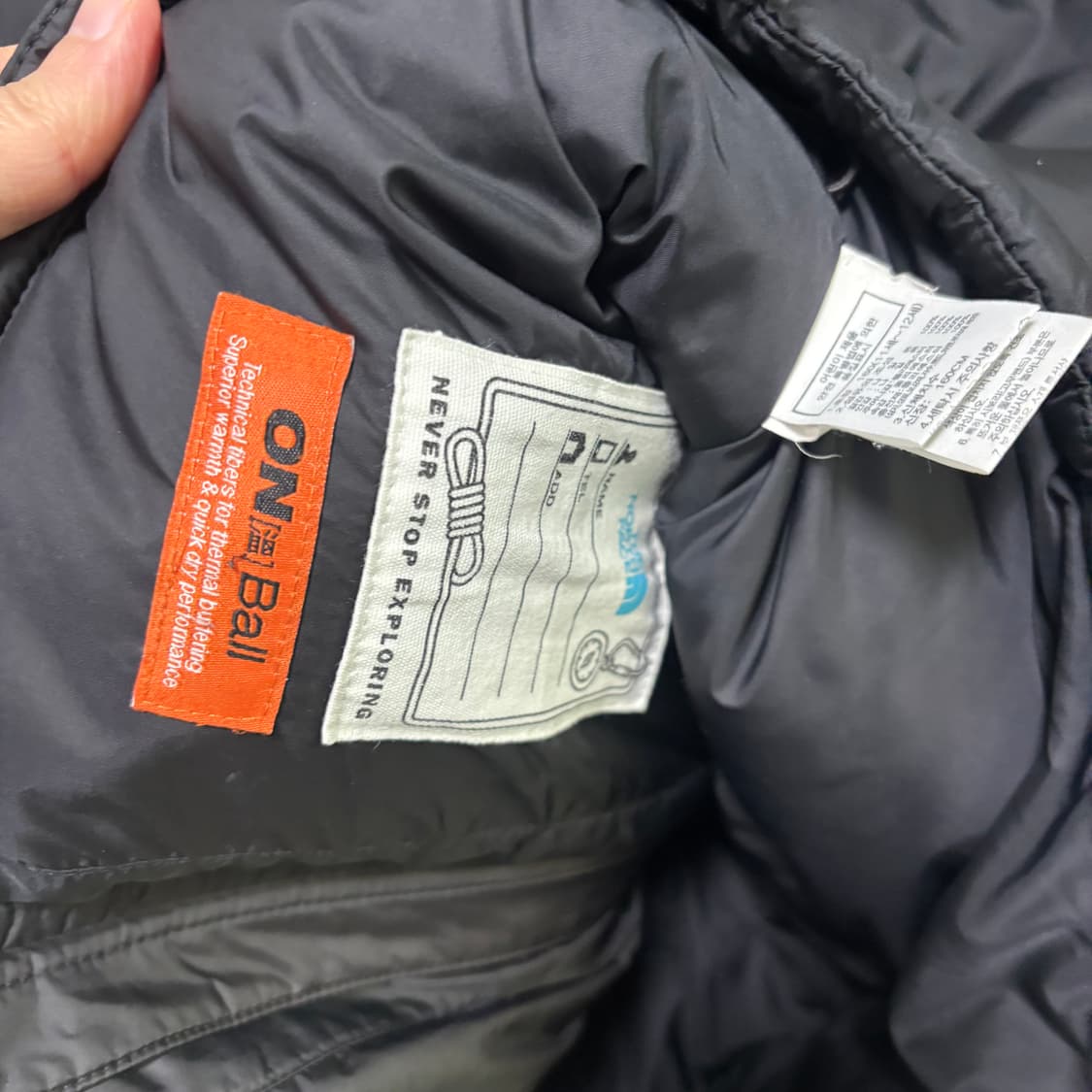 노스페이스 온볼 다운 패딩 상품이미지4