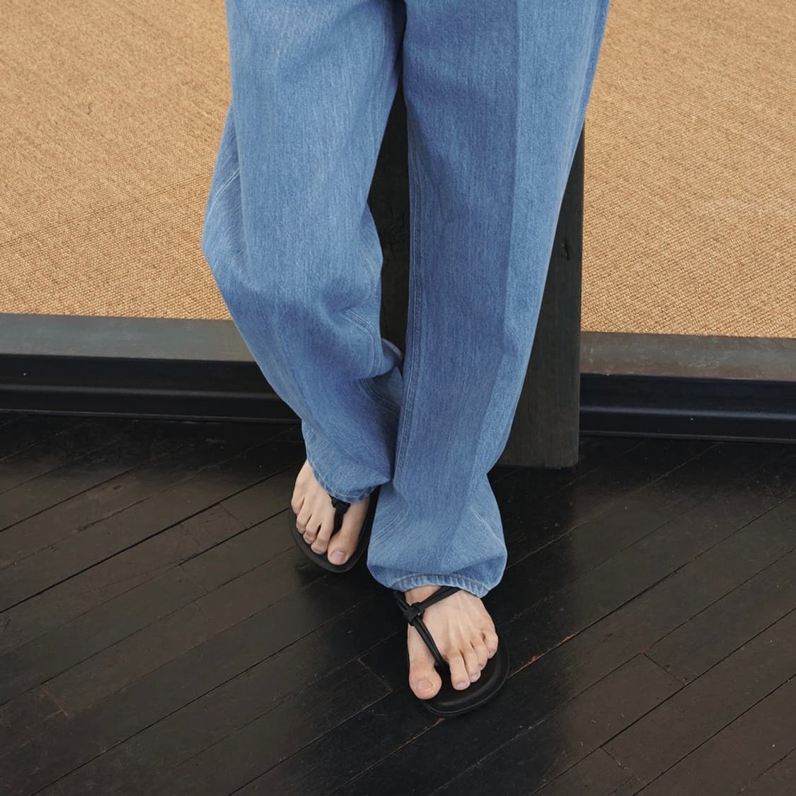 youth, knotted strap flip-flop 42 상품이미지3