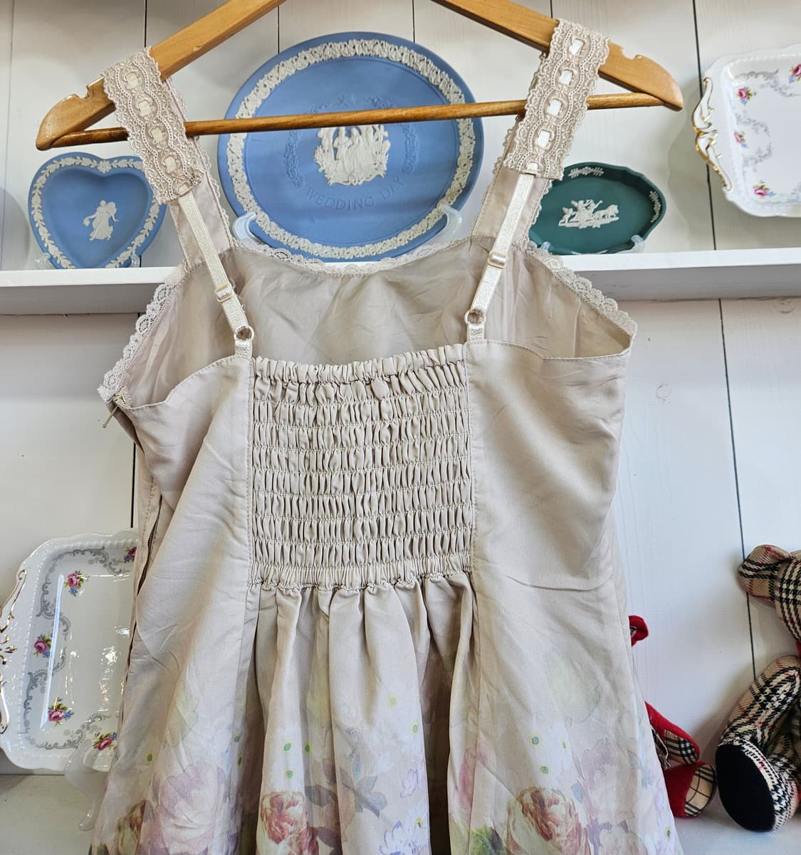 (axes femme) 플라워 코르셋 원피스 상품이미지5