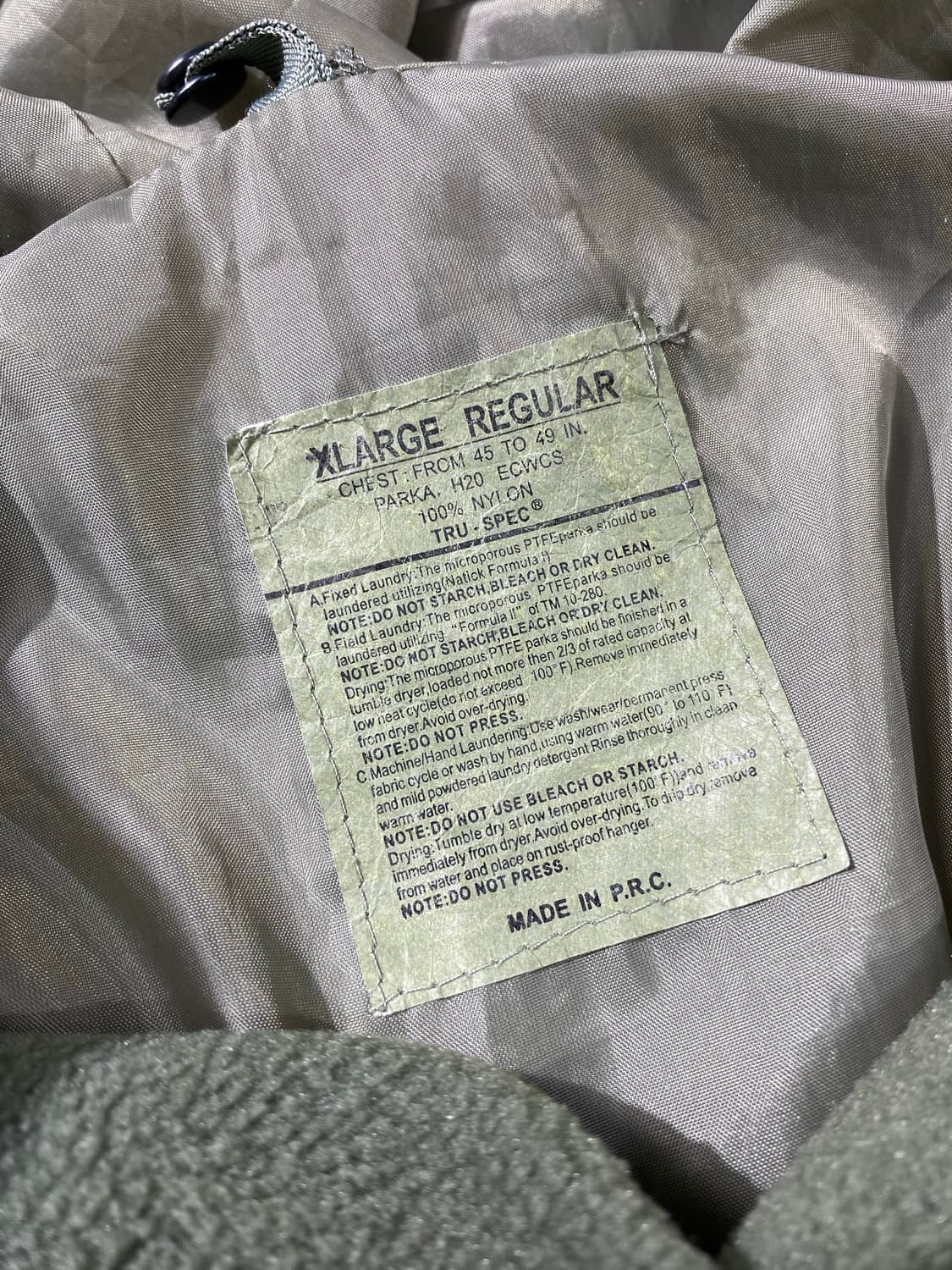 [XL] U.S.AIR FORCE 미군 ECWCS 디지털카모 파카 상품이미지7