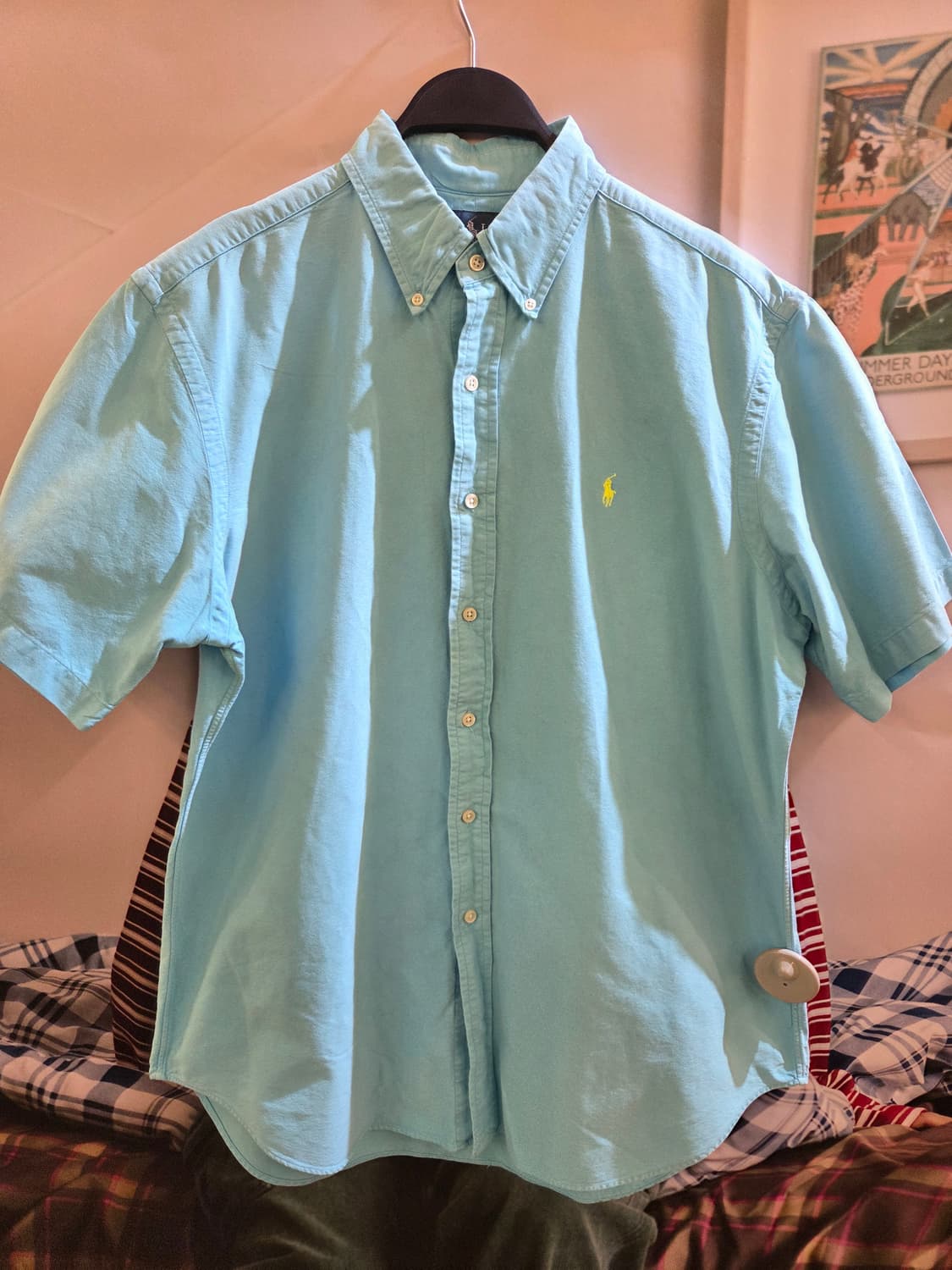 POLO 폴로 스카이블루 반팔셔츠 상품이미지2