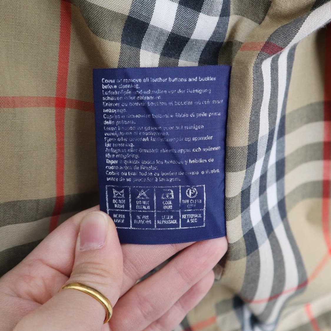 버버리 크래스트로고 해링턴 자켓   상품이미지8