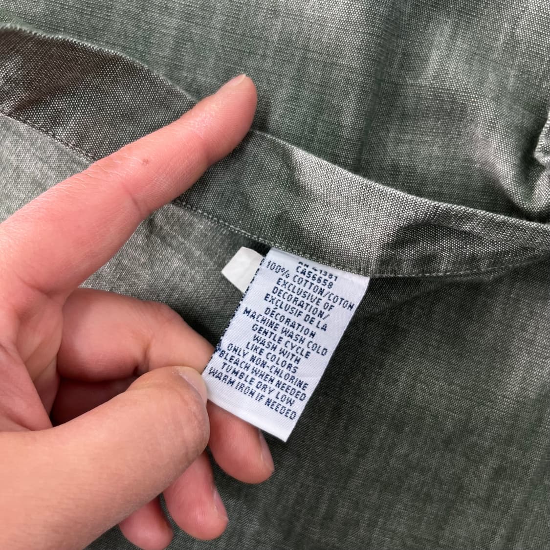 105 폴로랄프로렌 카키 코튼 셔츠 상품이미지7