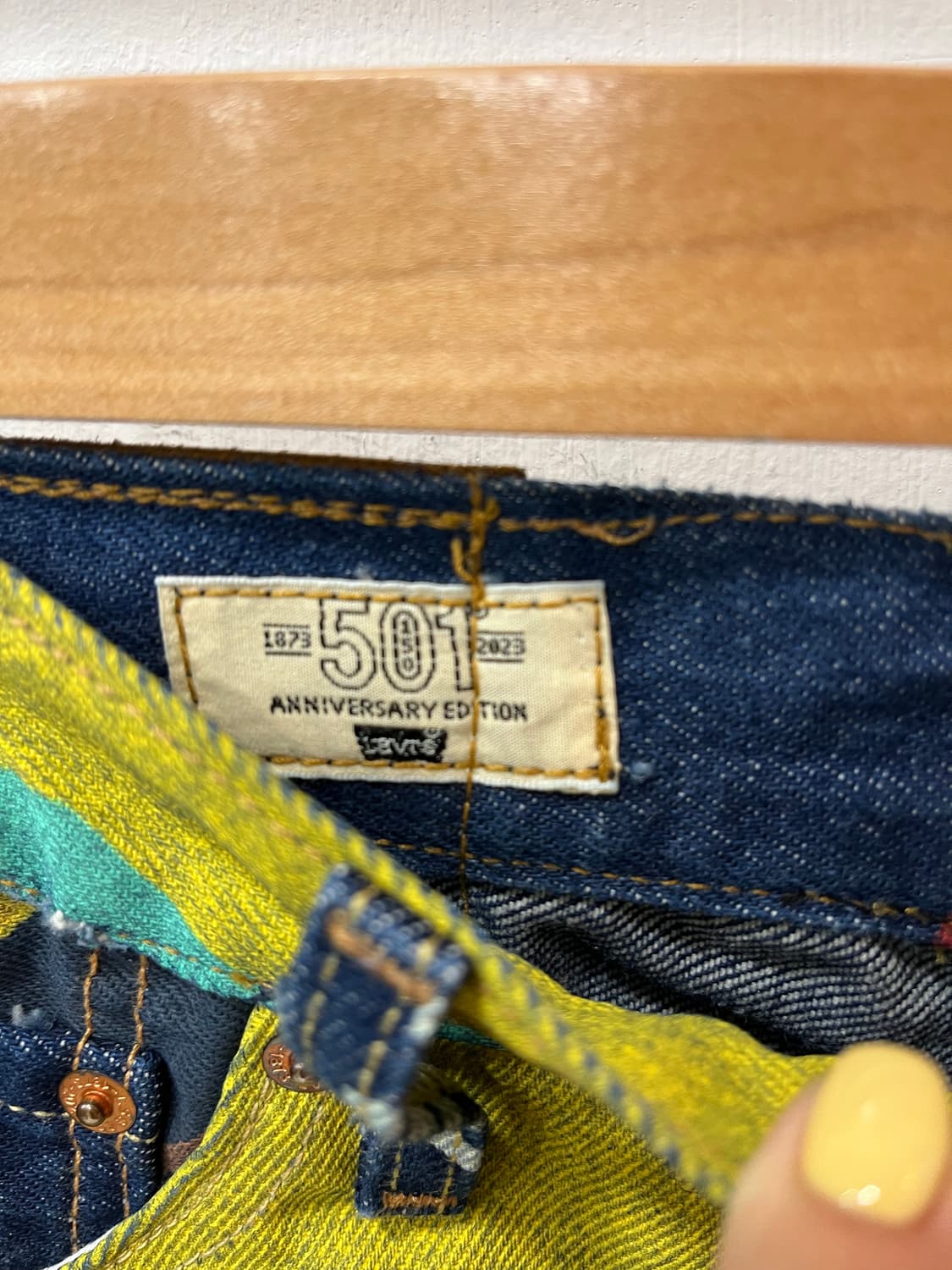 리바이스 501 150주년 배너 데님25인치 상품이미지4