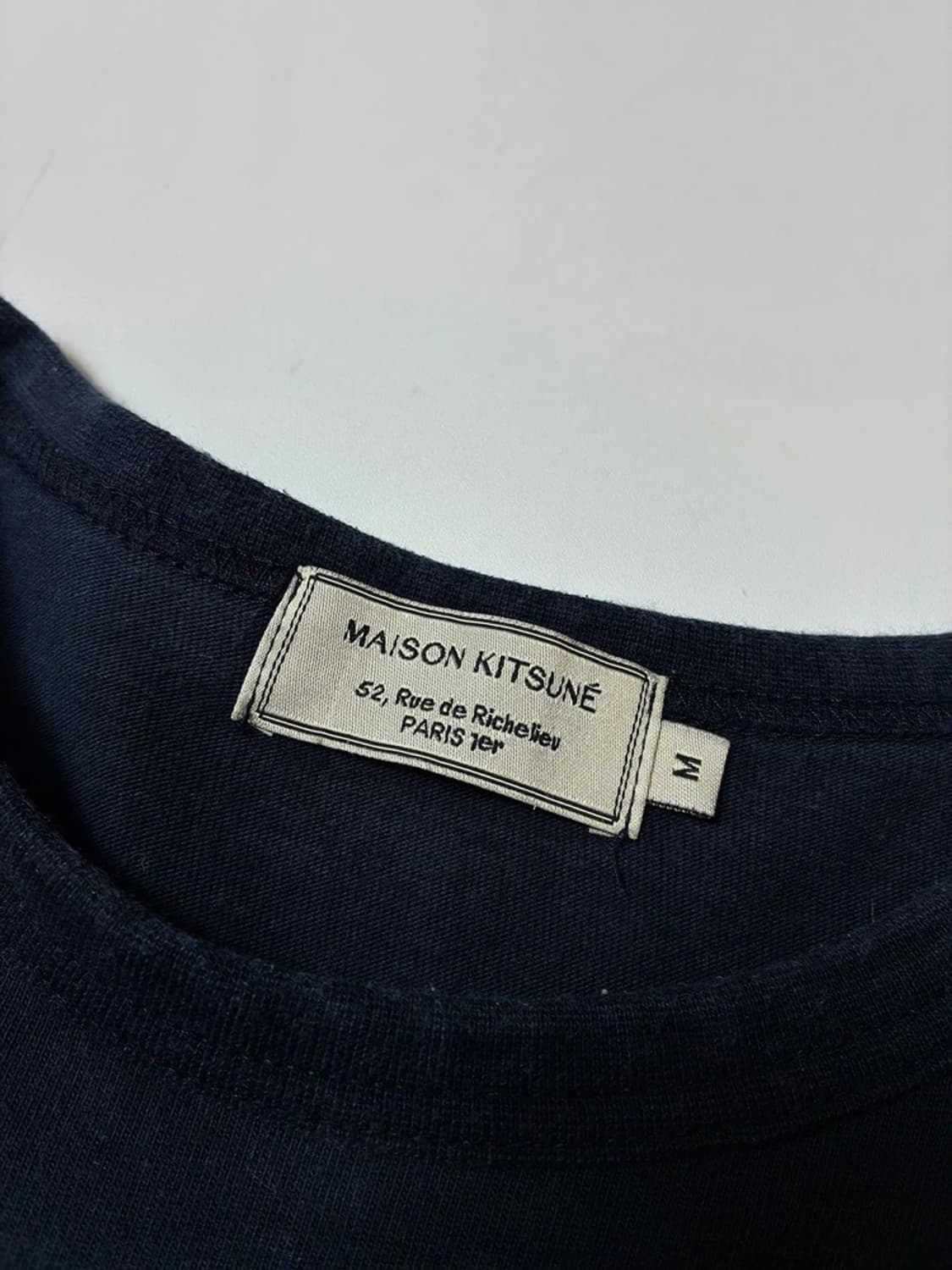 메종키츠네 22ss 더블폭스 헤드 반팔 티셔츠 PN9015 상품이미지6