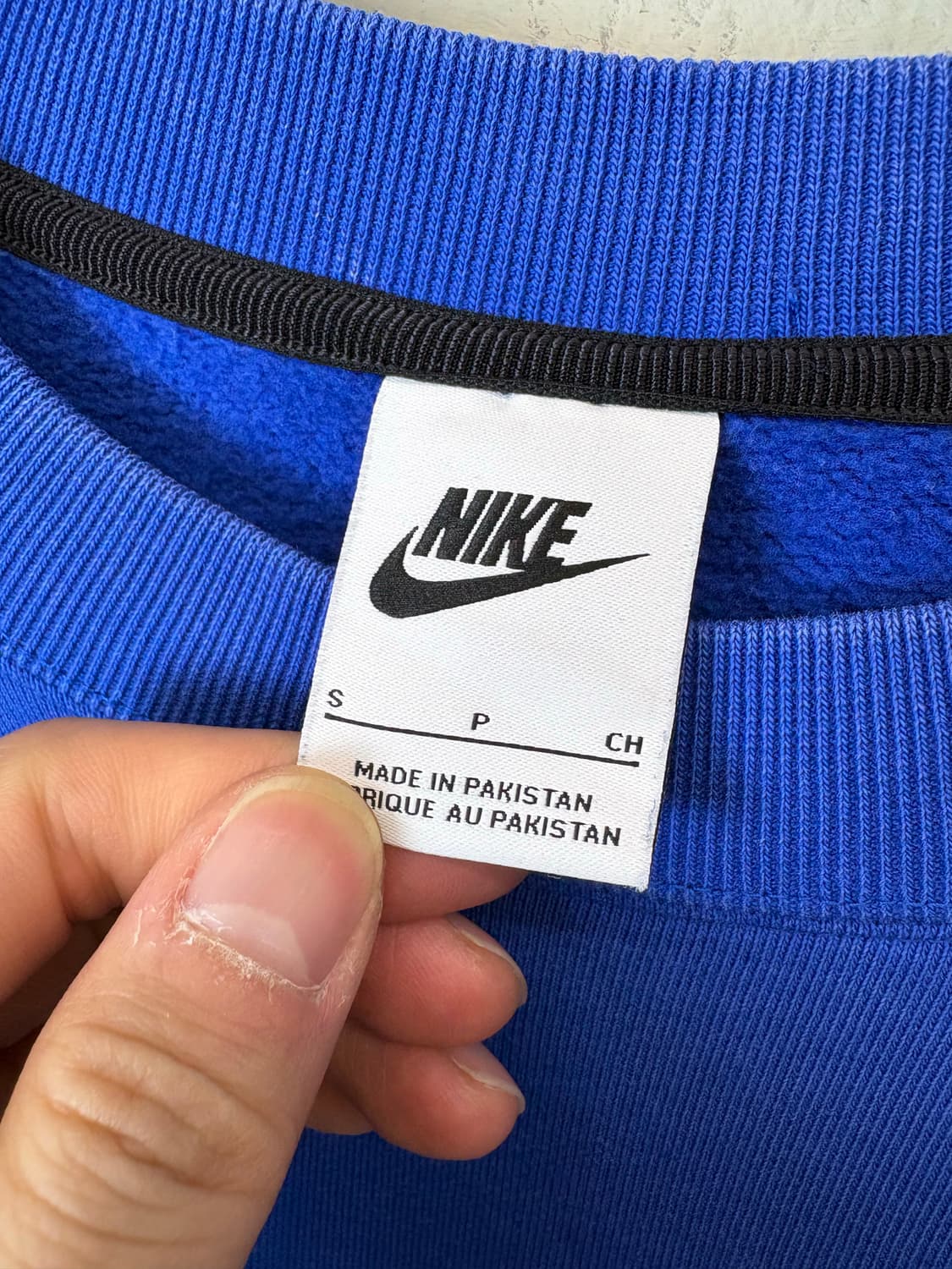 나이키 스투시 NRG 워시드 크루넥 맨투맨 블루 상품이미지6