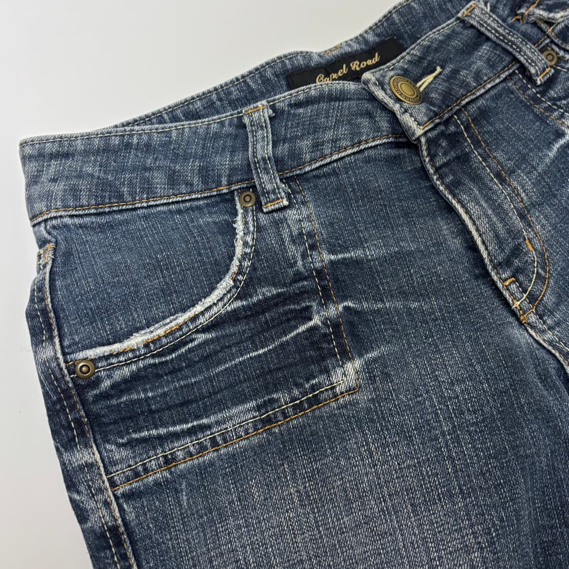 카멜 로드(Camel Road) 아카이브 입체 자수 부츠컷 데님] 상품이미지2