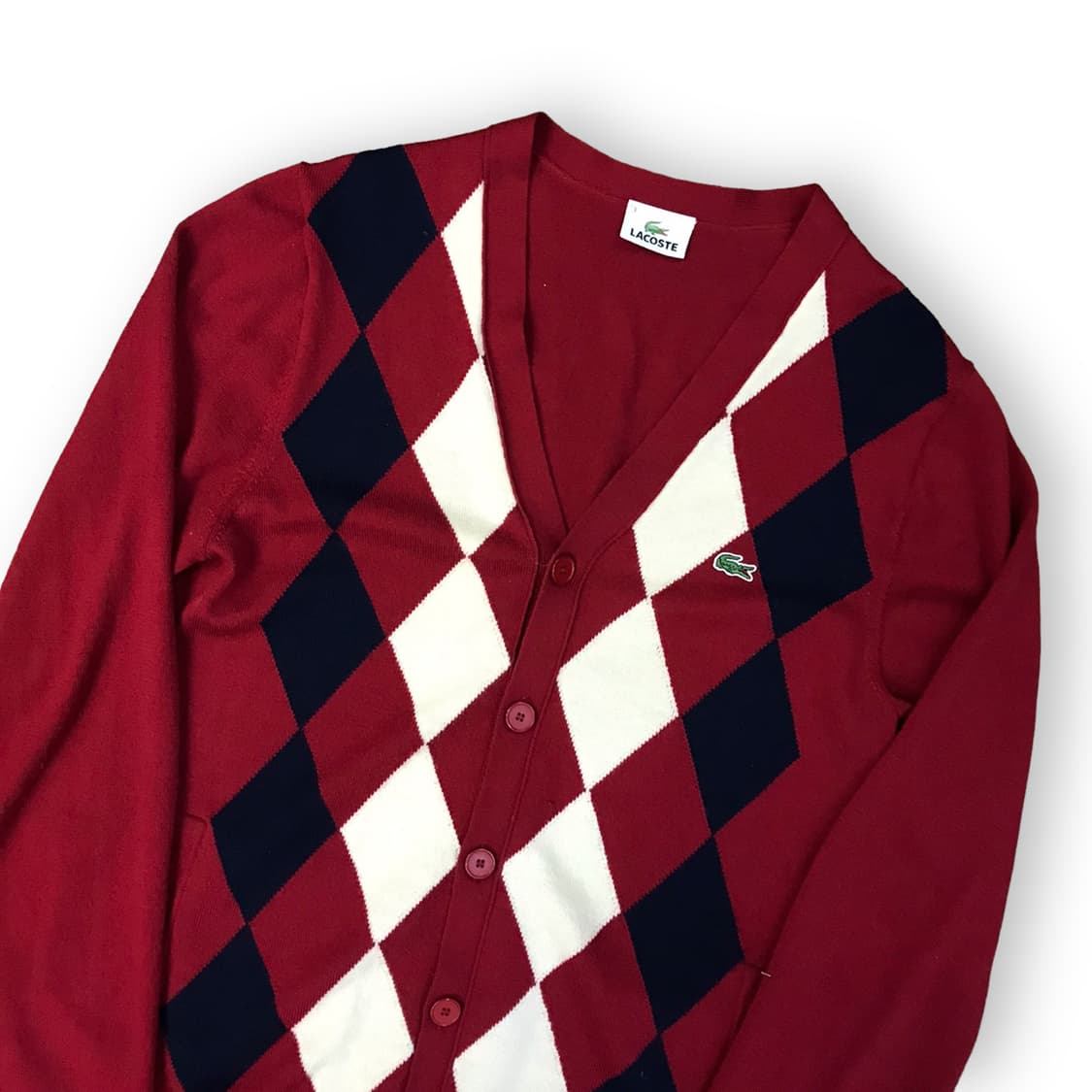 라코스테 아가일 니트 상품이미지2