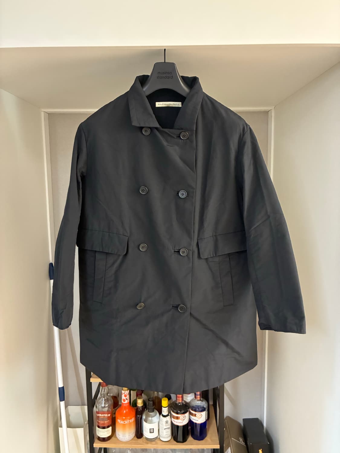 발렌시아가 더블 브레스트 코트 상품이미지1