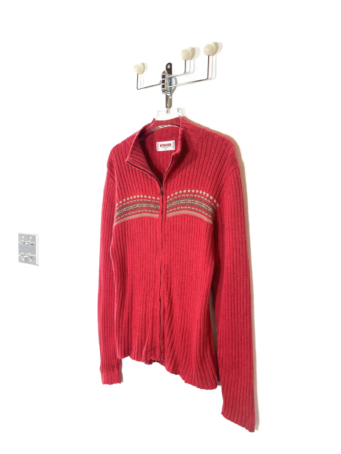 맥그리거 하프넥 울 니트 집업 상품이미지4