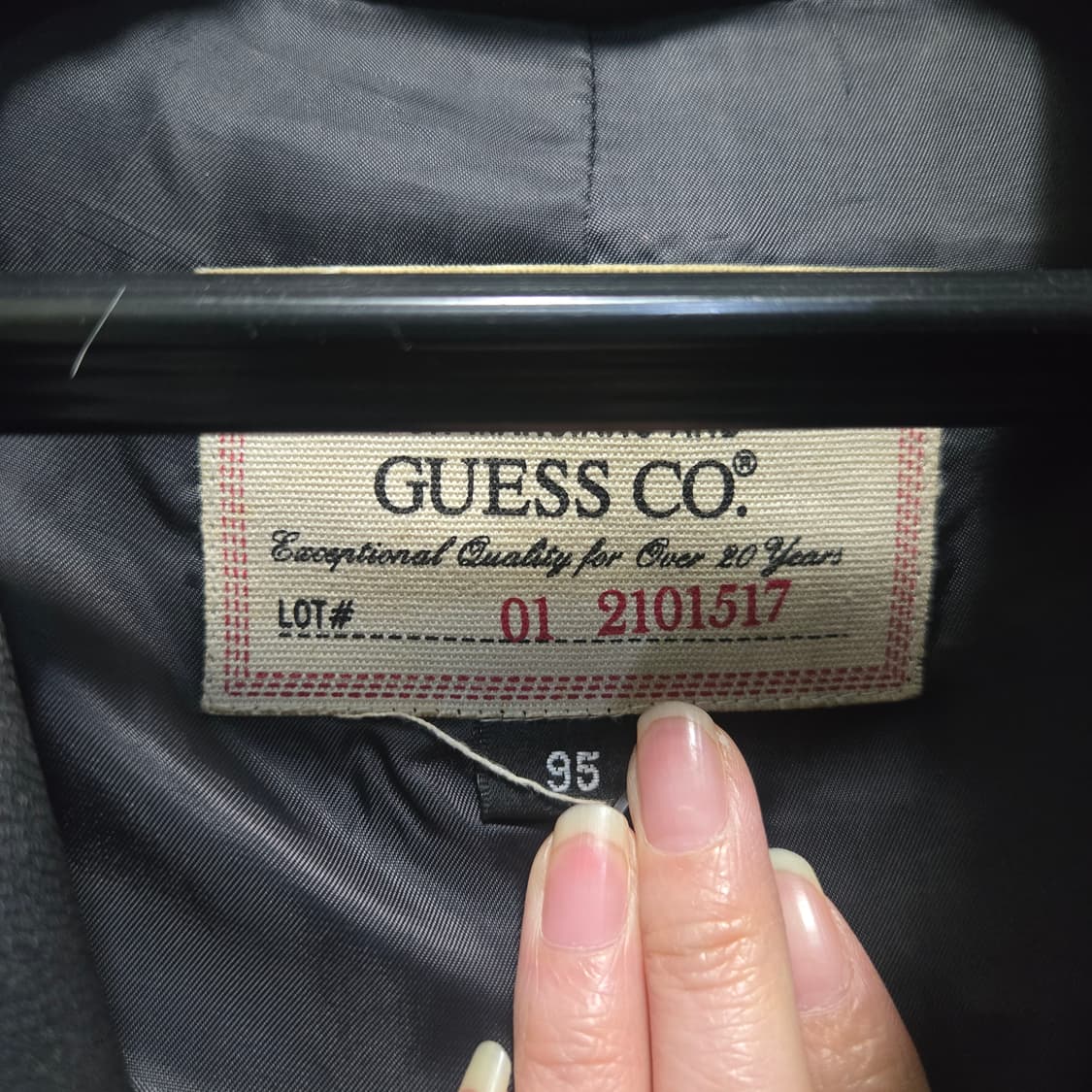 게스 워시드 양가죽 자켓  상품이미지6