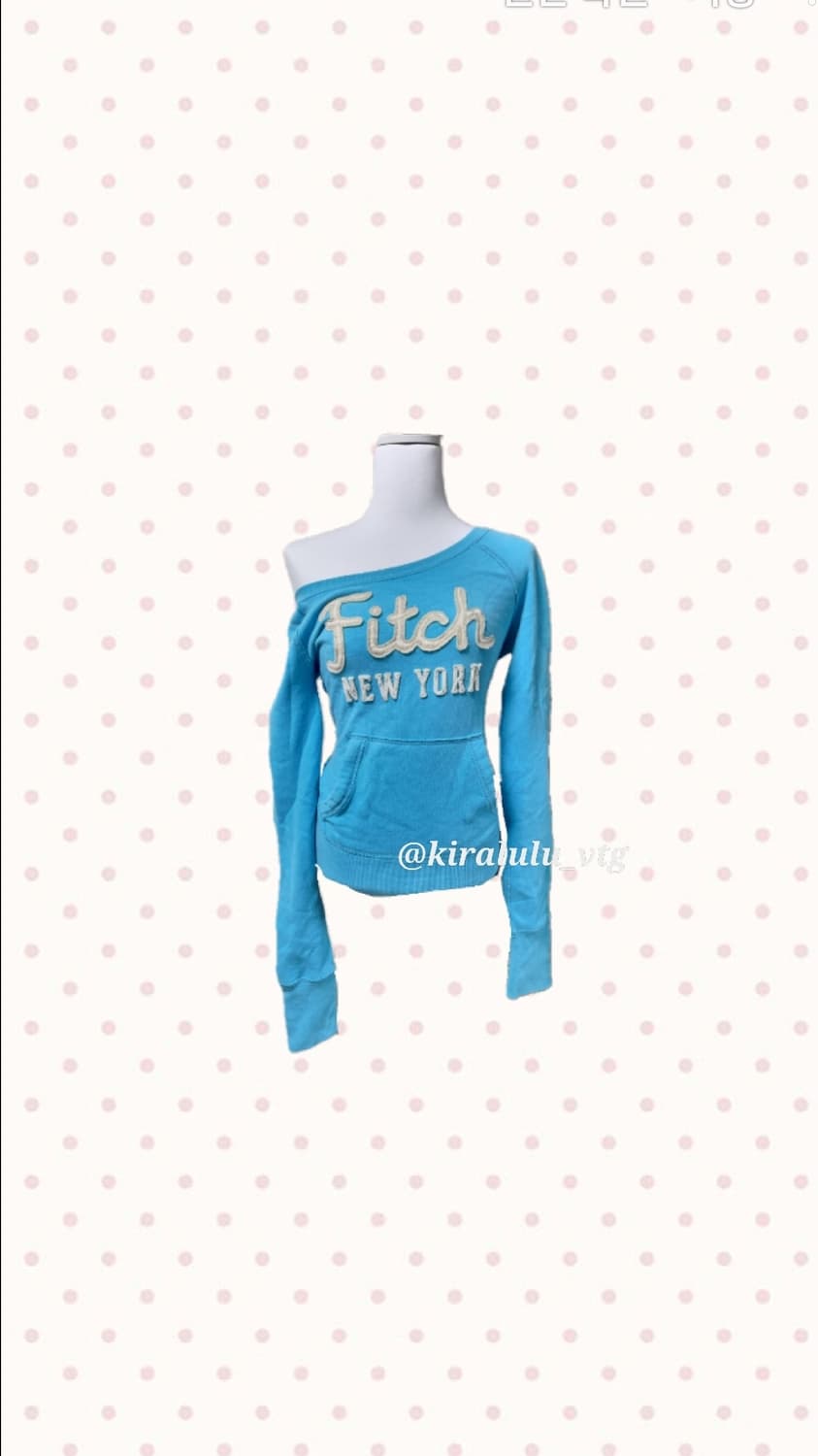 하늘색 트로피컬맛 화이트 자수 맨투맨 니트 상품이미지2