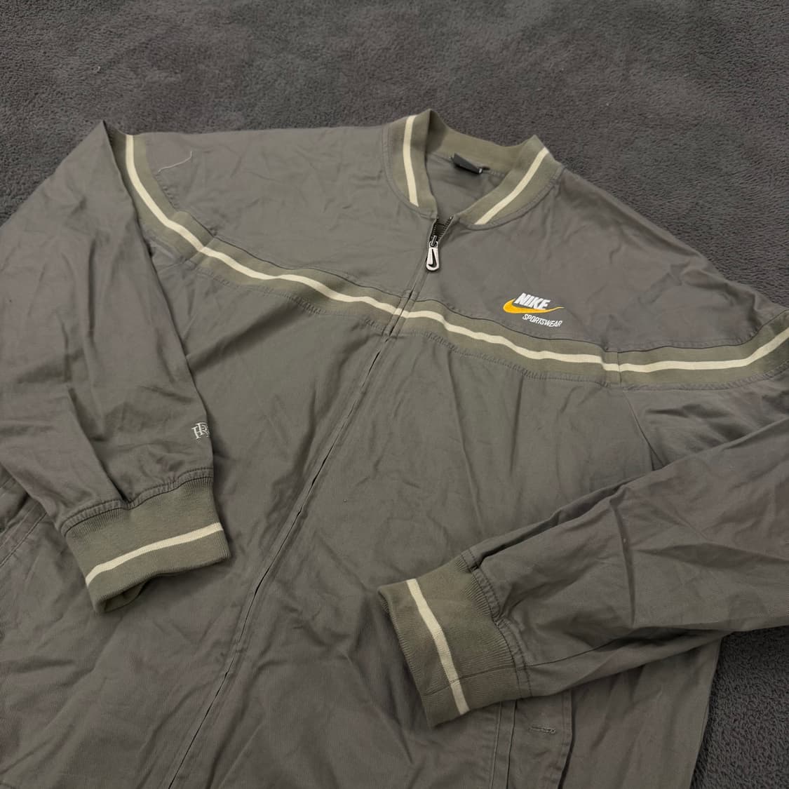 [ 정품/XL ] 나이키 스우시 올드스쿨 블루종 자켓 상품이미지1