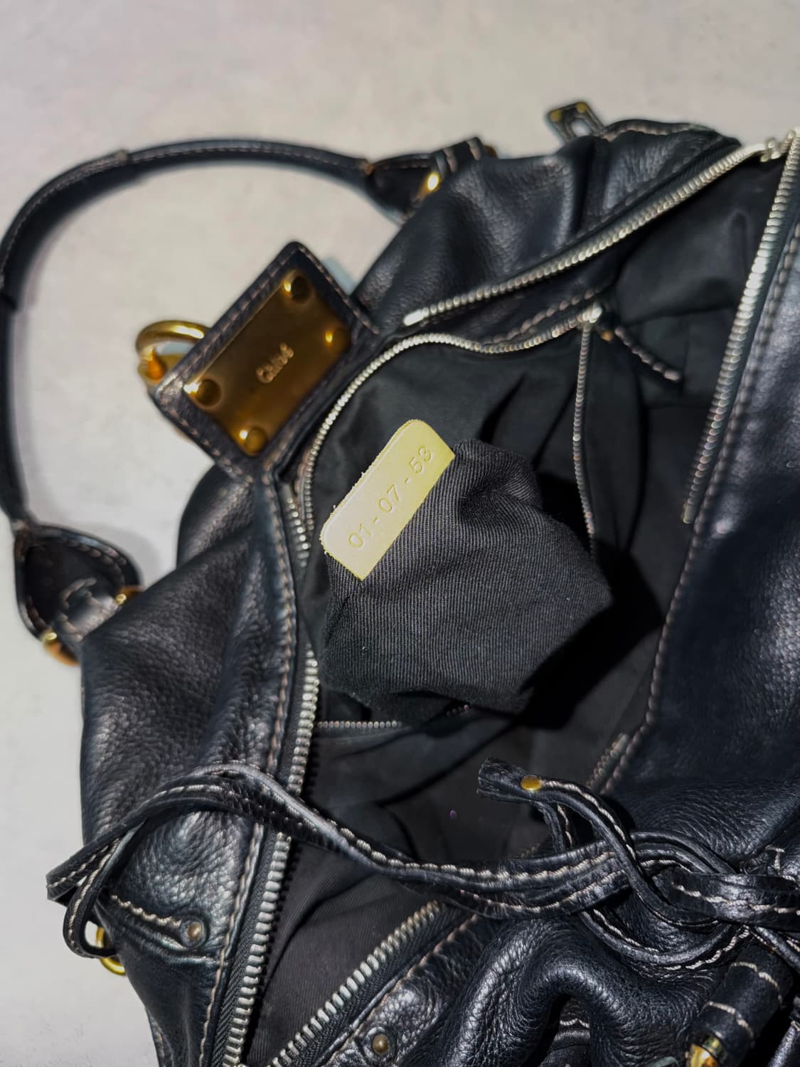 06SS 끌로에패딩턴 백 블랙 상품이미지9