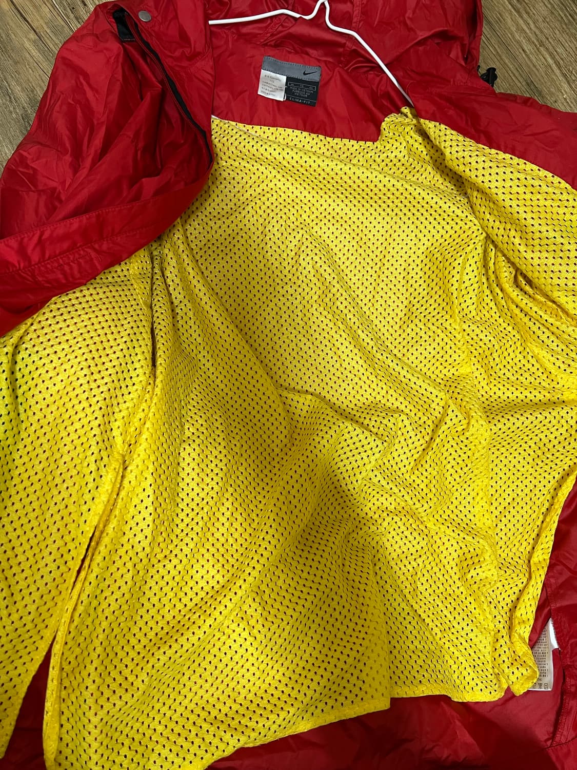 나이키 클라이마핏 바람막이 점퍼 레드 105 빈티지 상품이미지5