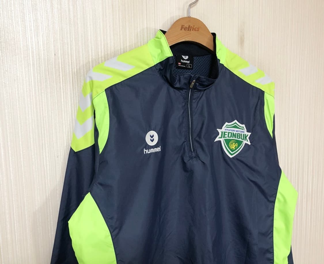 K리그 험멜 전북현대모터스 하프집업 윈드자켓 L #11 상품이미지5