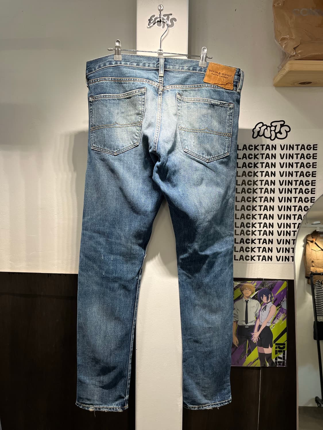 폴로 데님앤서플라이 패치워크 데님팬츠 상품이미지3