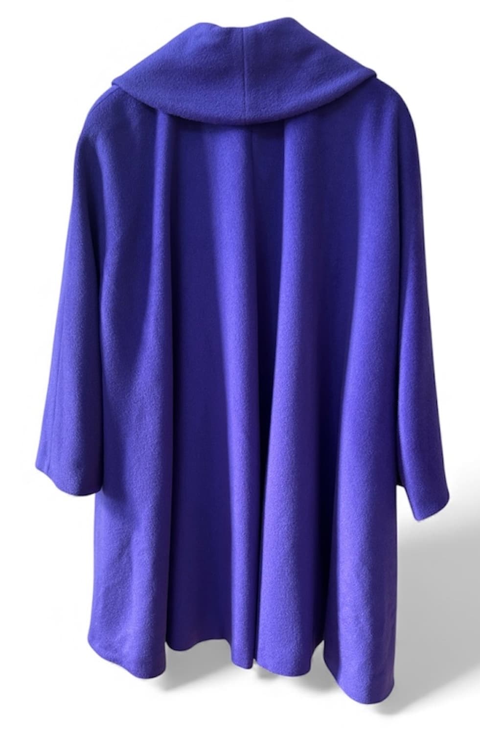 Celine Purple Wide Wool Coat 36size 상품이미지5