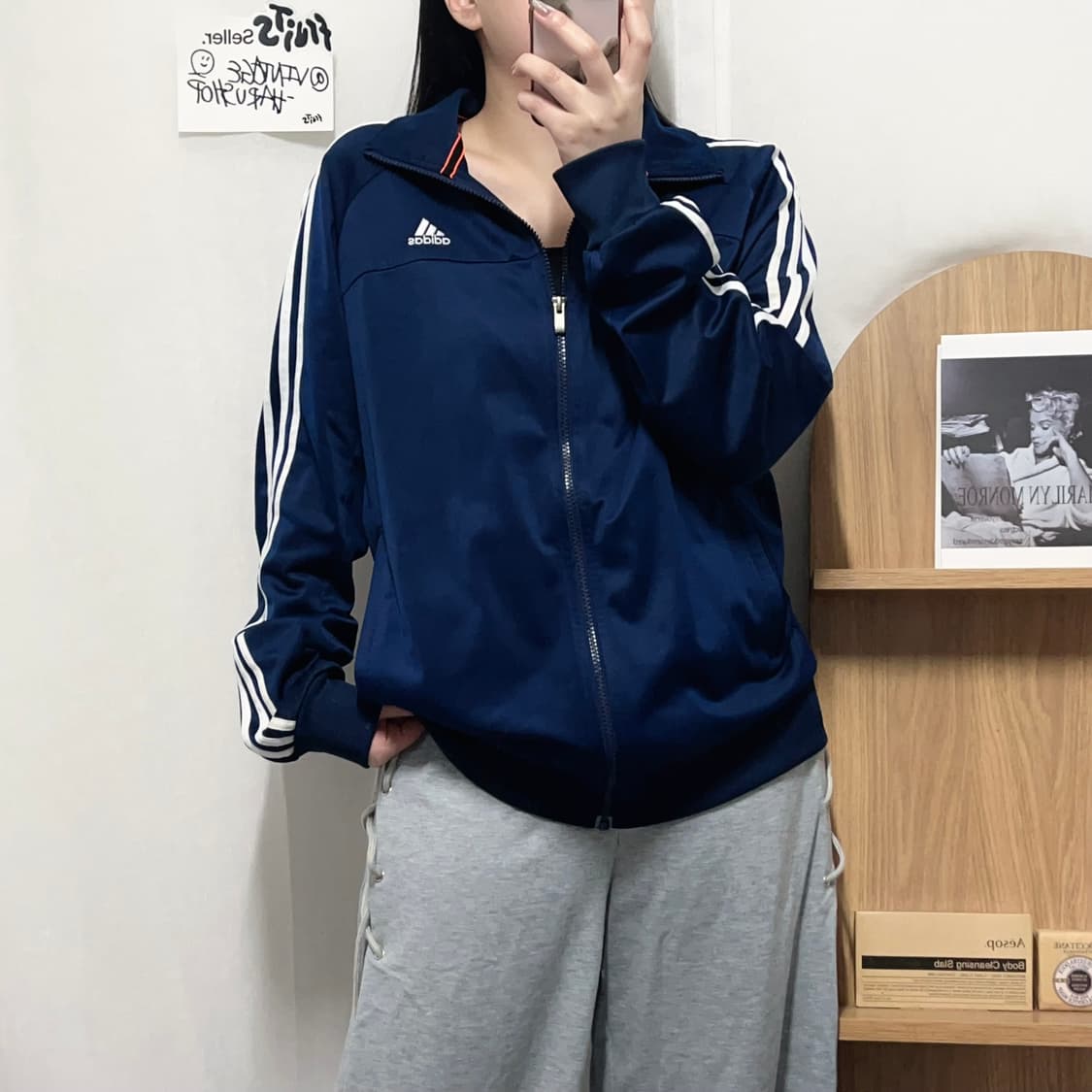 [정품] 아디다스 네이비 ESS 삼선 져지 [ 105 ] 상품이미지1