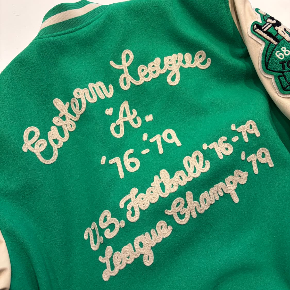 [S] 에이치엔앤 H&M 그린 바시티 자켓 C625 상품이미지7