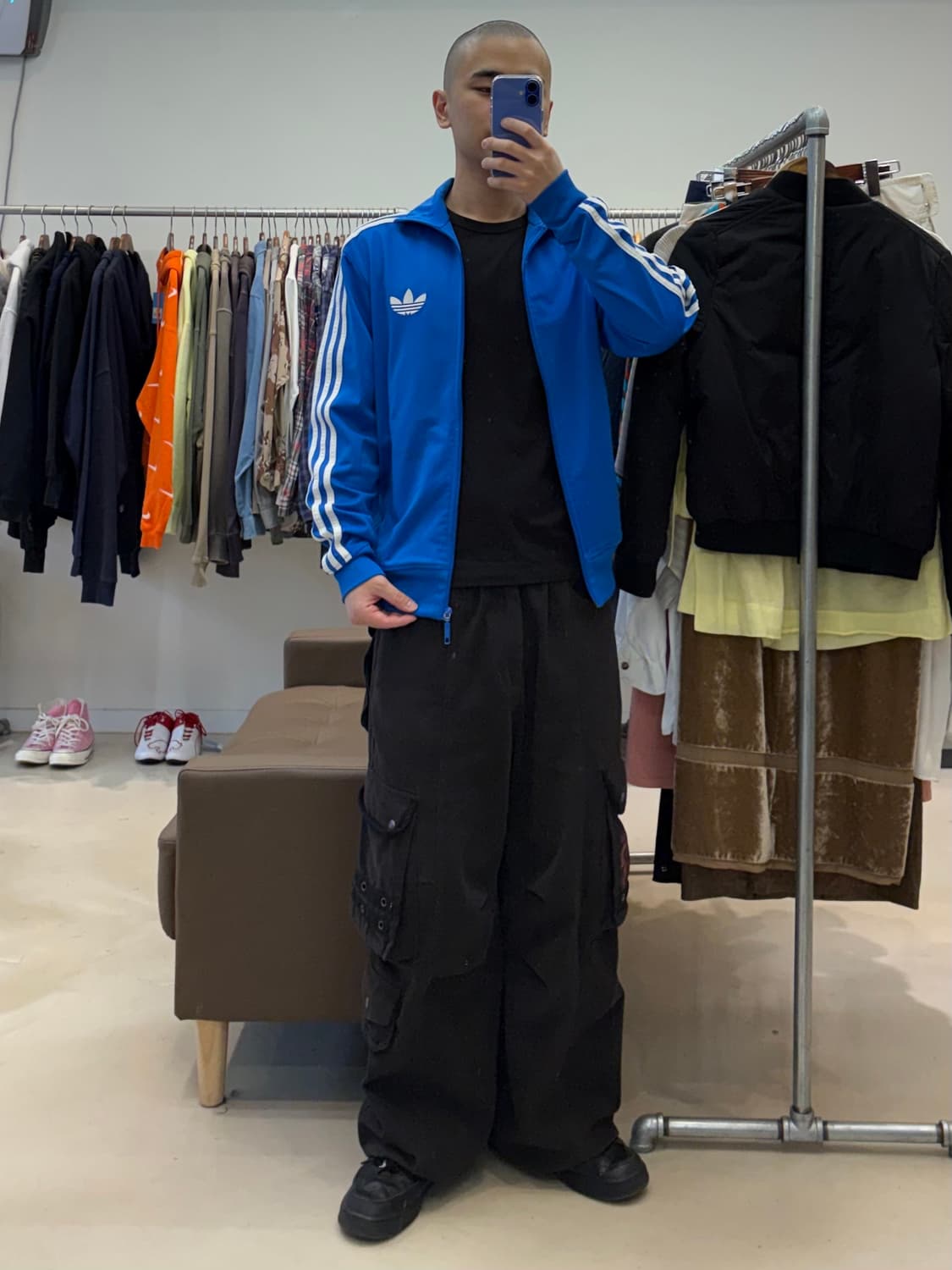 아디다스 파이어버드 트랙탑 블루 상품이미지8