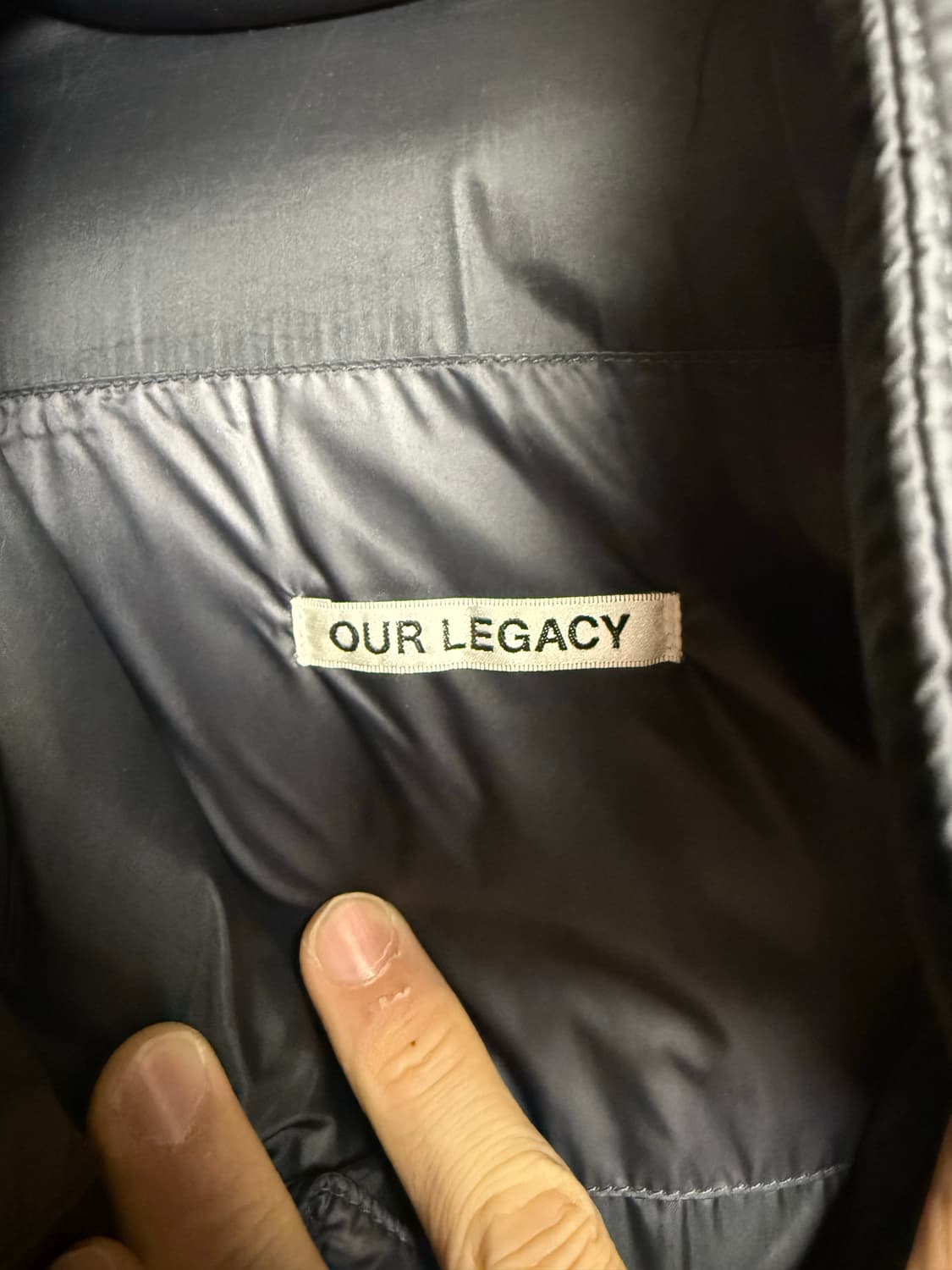 아워레가시 레녹스 패딩 스모그 네이비 48 상품이미지4