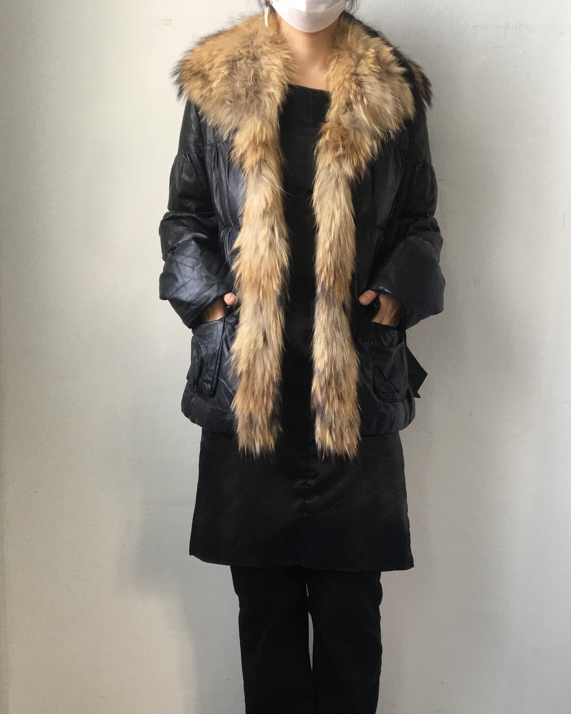 Fur point lamb leather jacket 상품이미지7