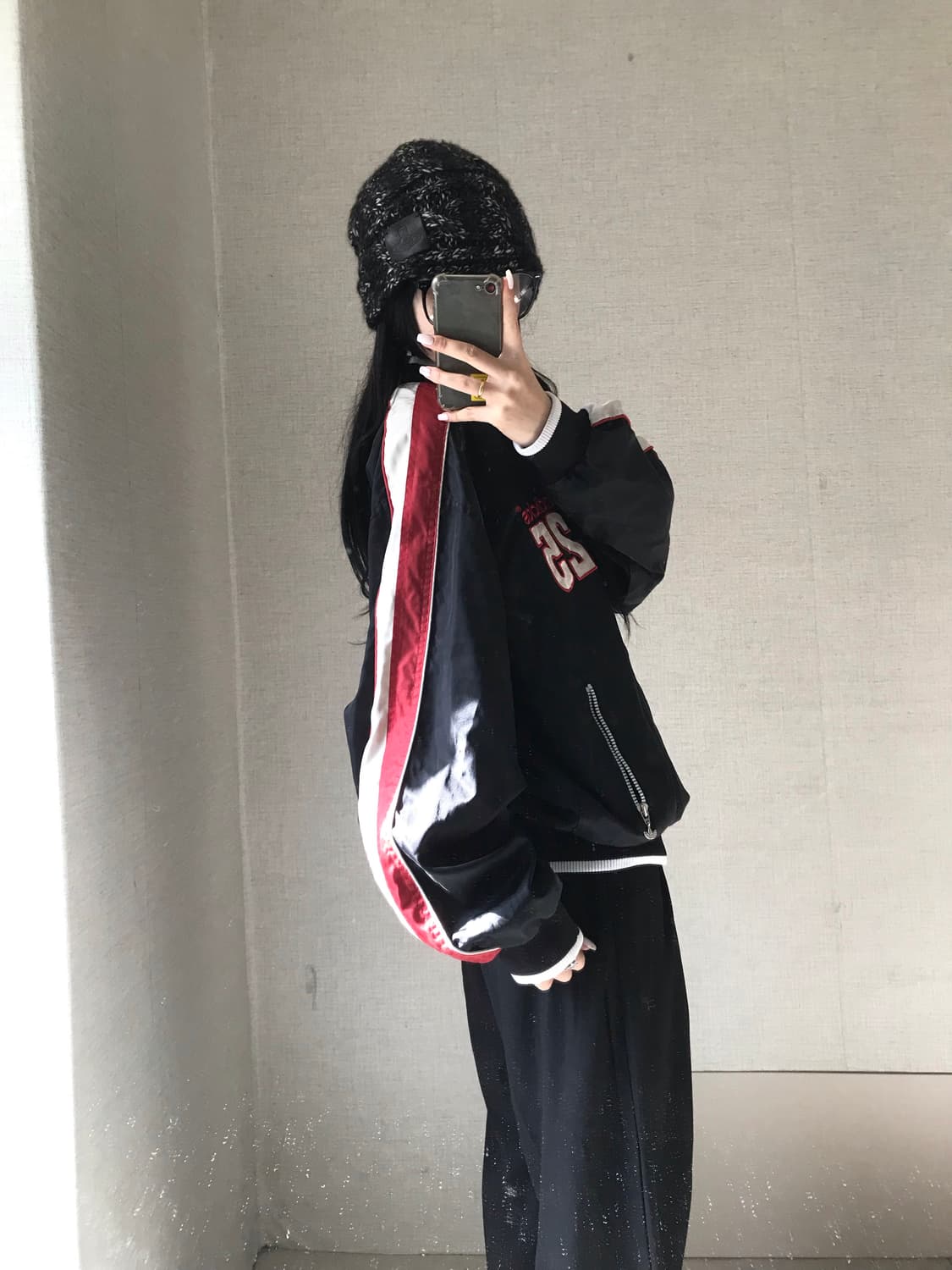 아디다스 올드스쿨 빅로고 바시티자켓 상품이미지2