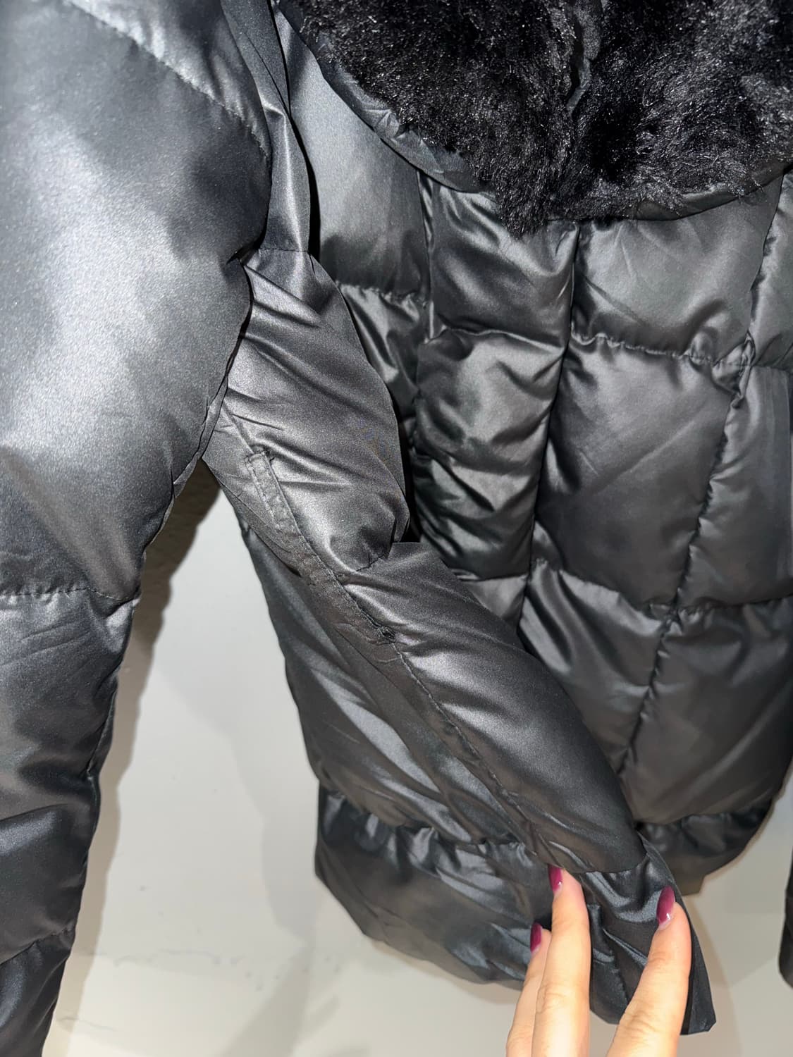 fur trimming collar detail padding 상품이미지9