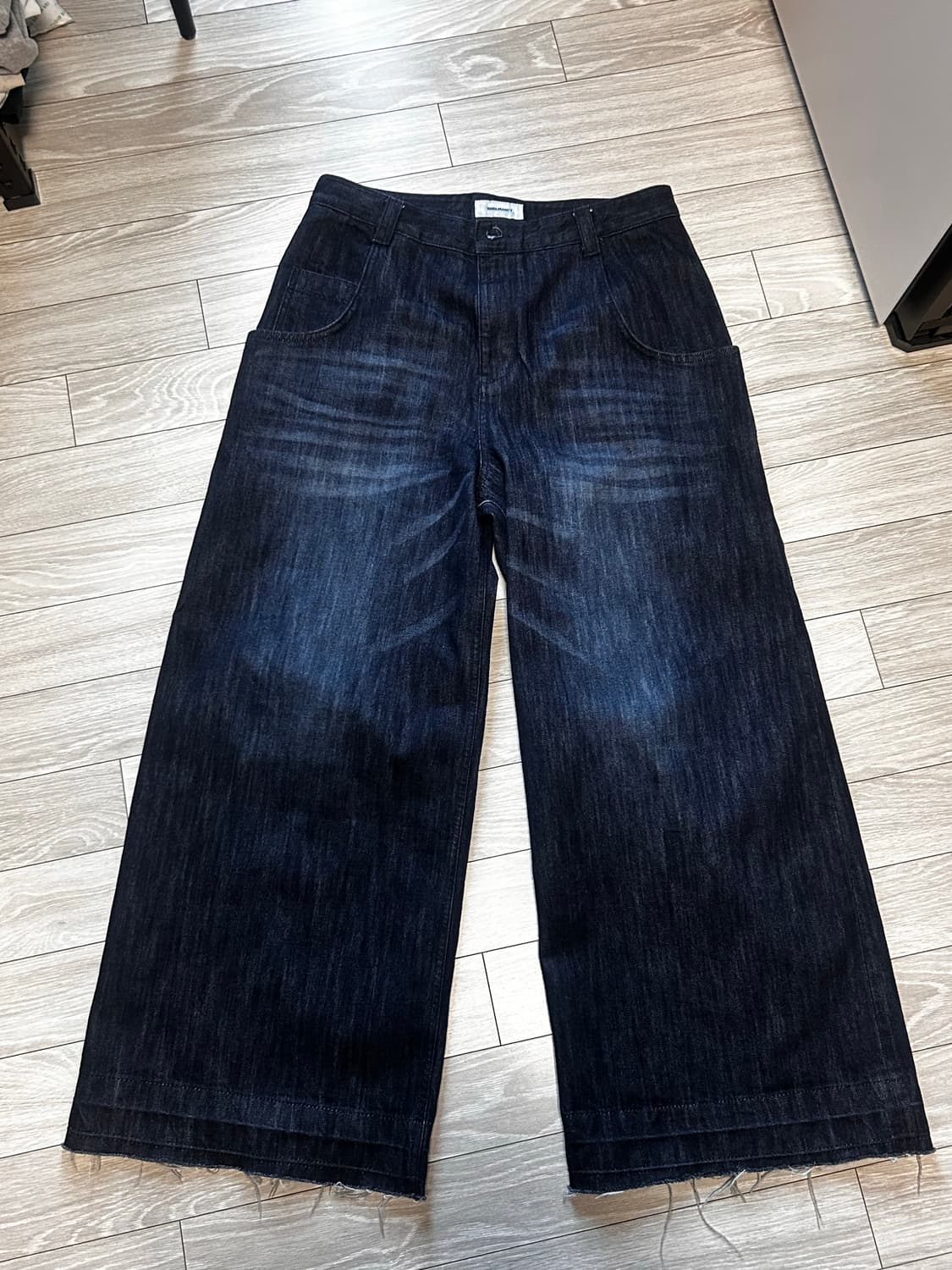 999휴머니티 빅 포켓 배기 진 (인디고 원 워시) 상품이미지1