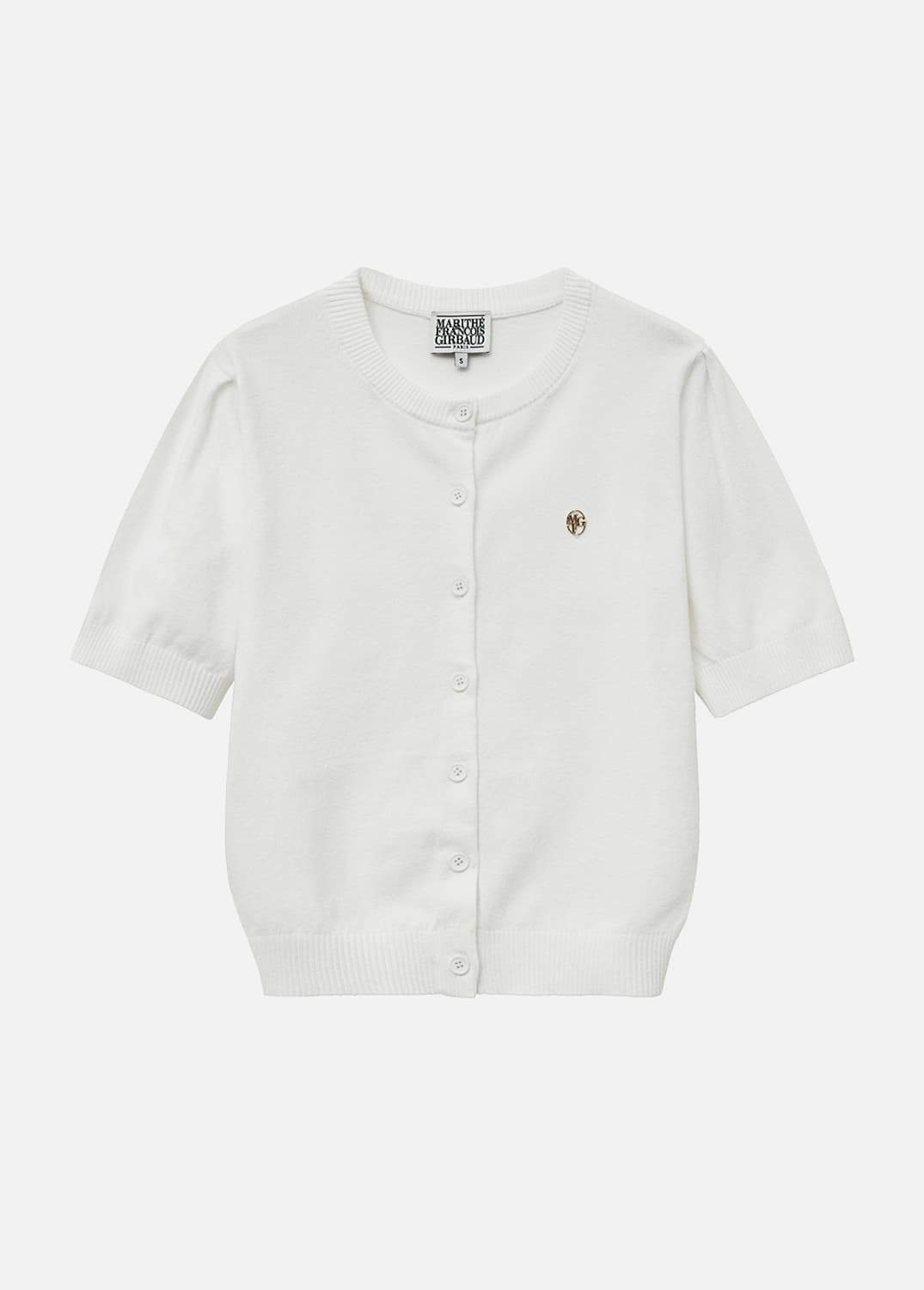 (s) 마리떼 니트 반팔 가디건 상품이미지2