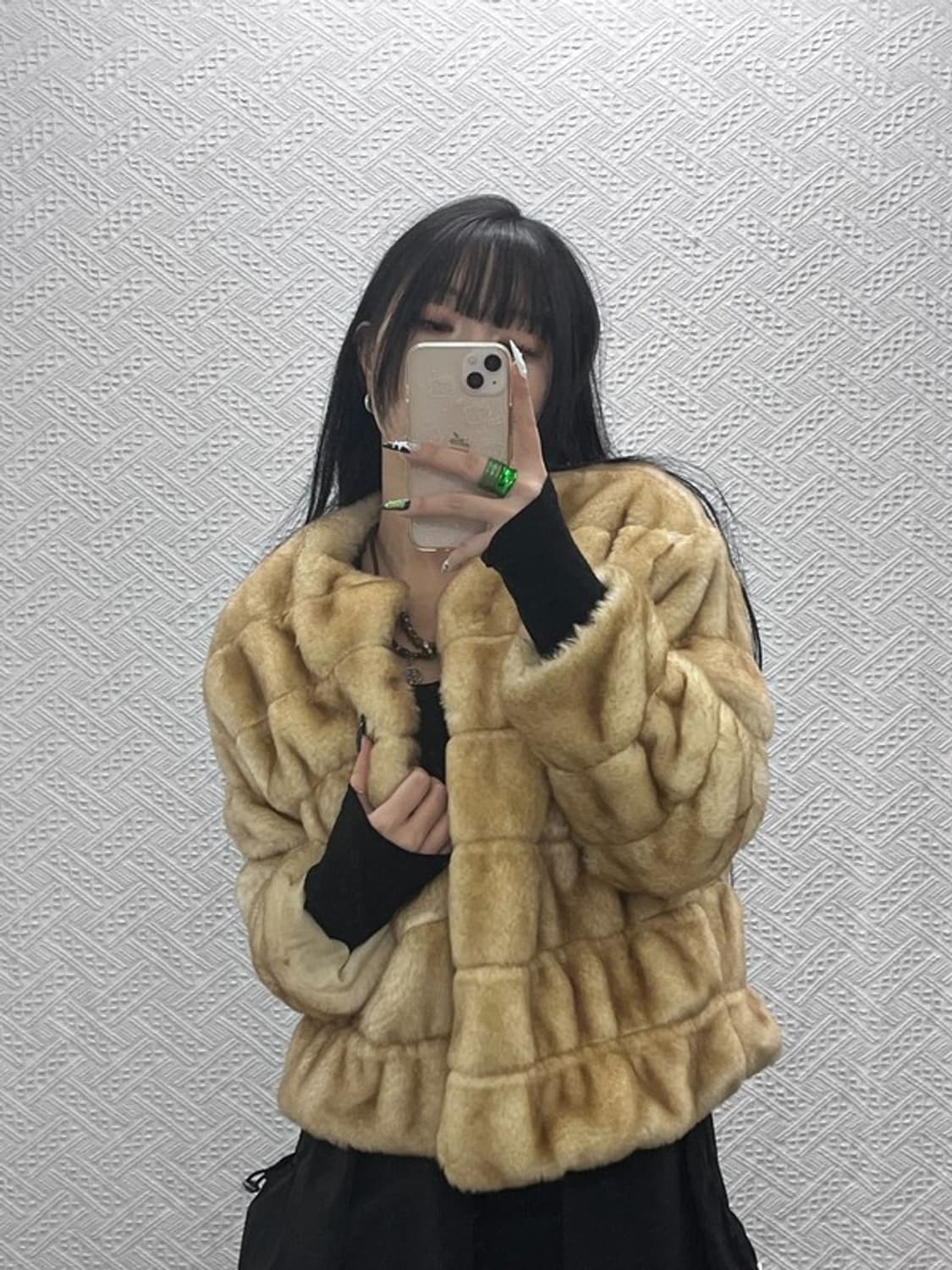 자라 스트릿 락시크 핀터감성 핫걸 퍼자켓 M C08608 상품이미지1