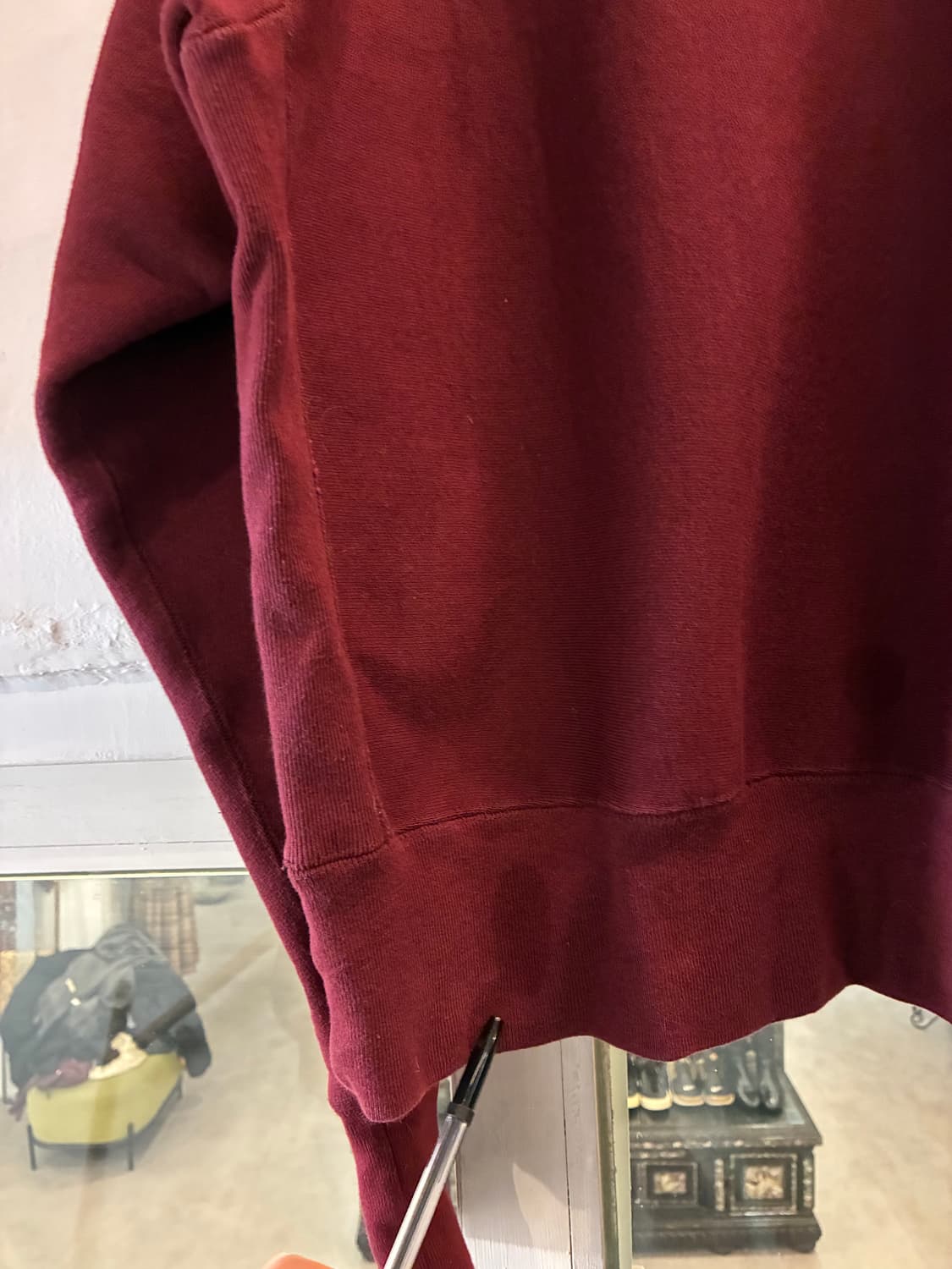 Camber 버건디 스웻셔츠 [M] Made in USA 상품이미지8