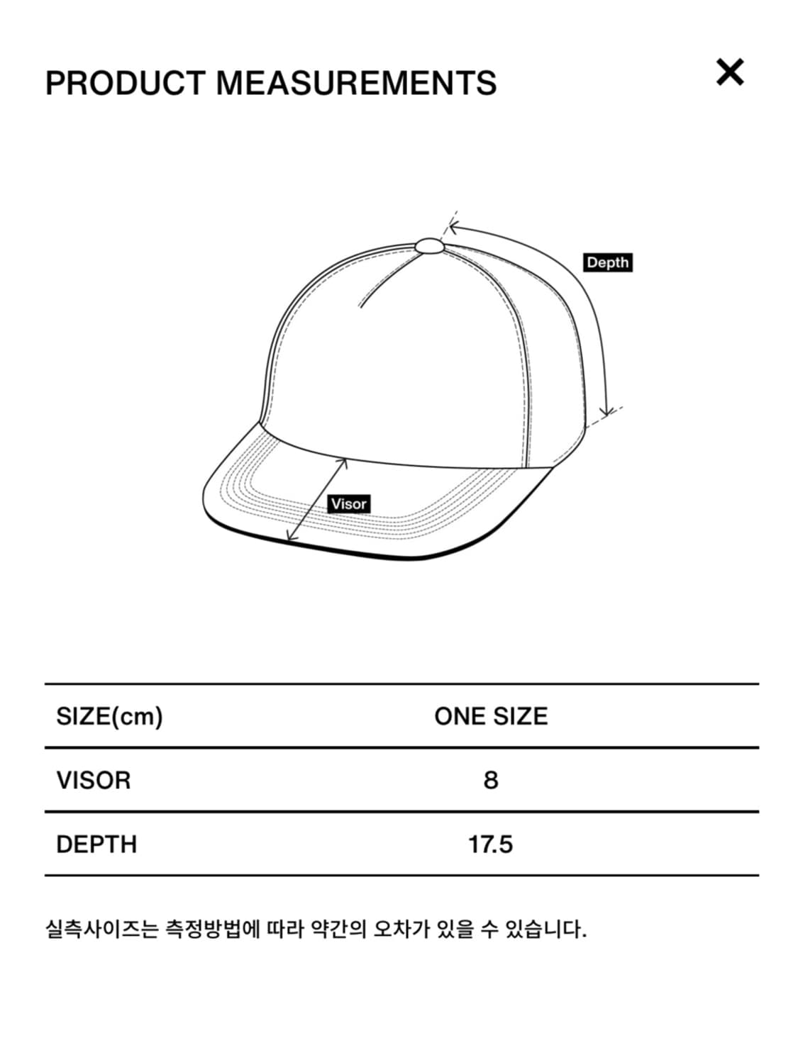 컬렉트피시스 5 panel cap blue navy 상품이미지4