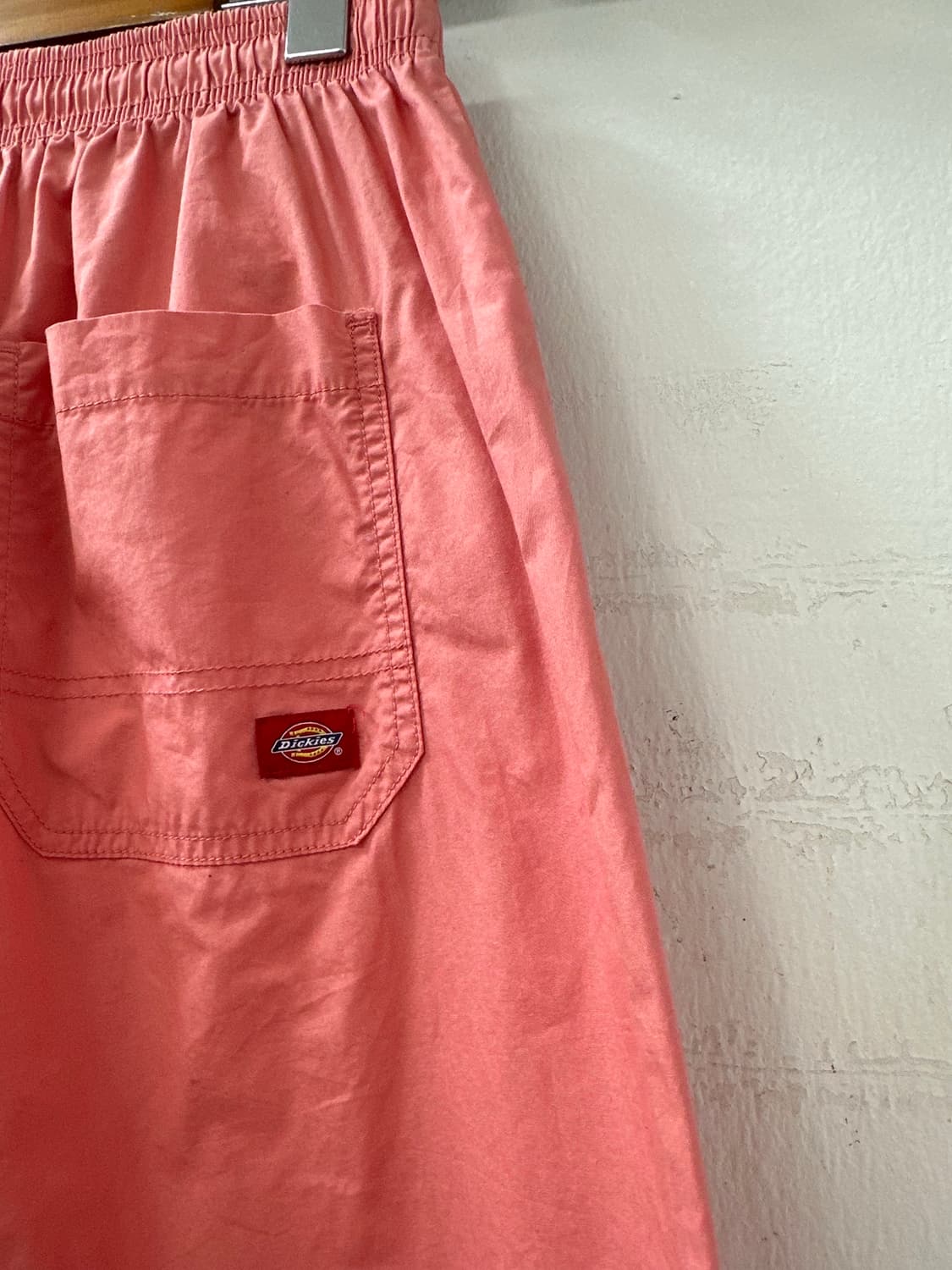 Dickies 디키즈 코랄 핑크 밴딩 와이드 팬츠  상품이미지5