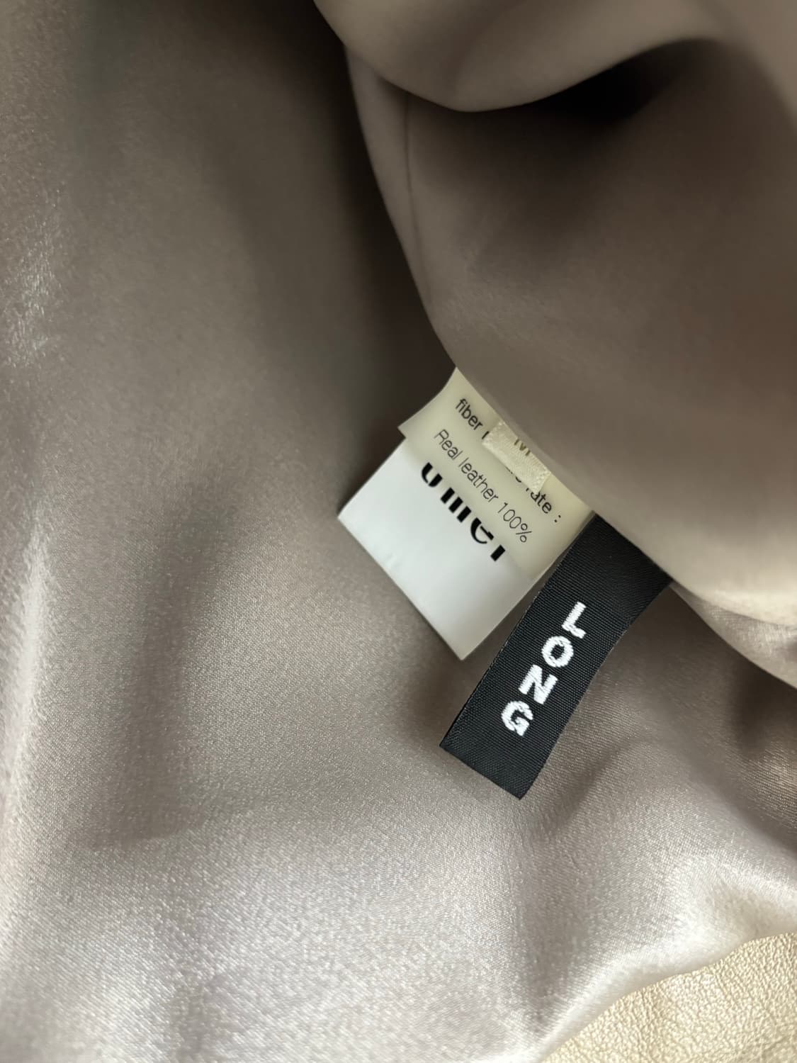 UNIER 유메르 리얼레더 크롭 자켓 상품이미지5