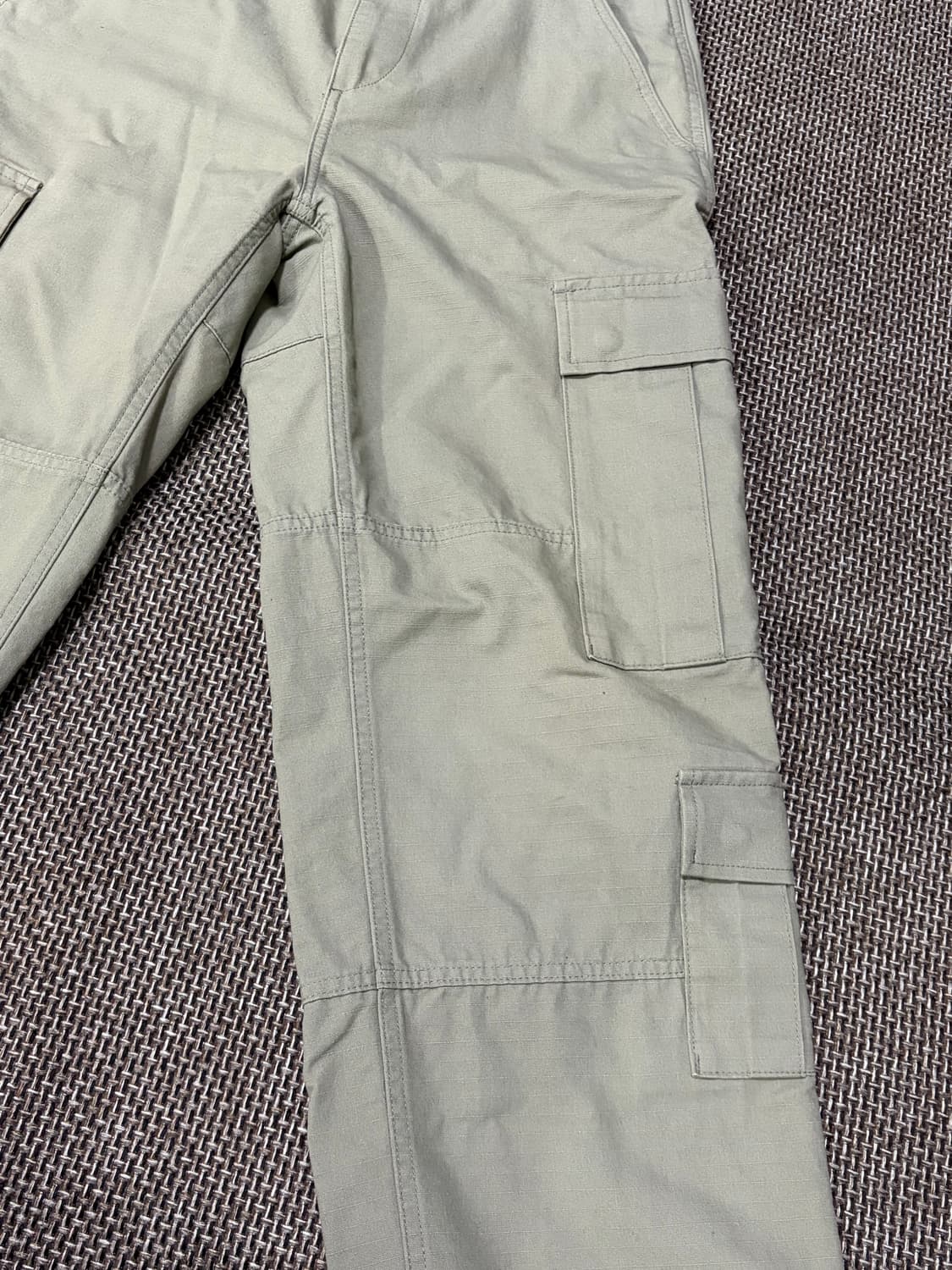 스투시 립스탑 카고 팬츠 올리브 그린 상품이미지4